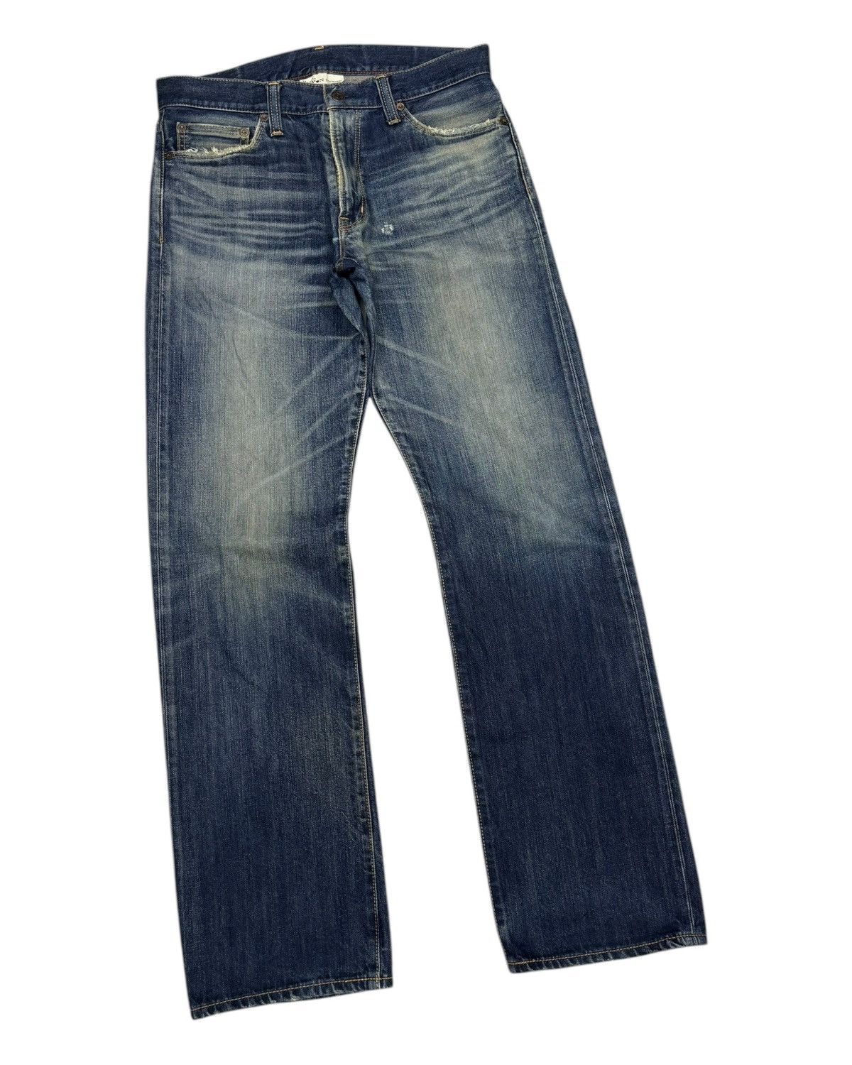 Hysteric Glamour Vintage Japan Blue Jeans Nippon Back Number Denim Size US 33 - 3 Thumbnail