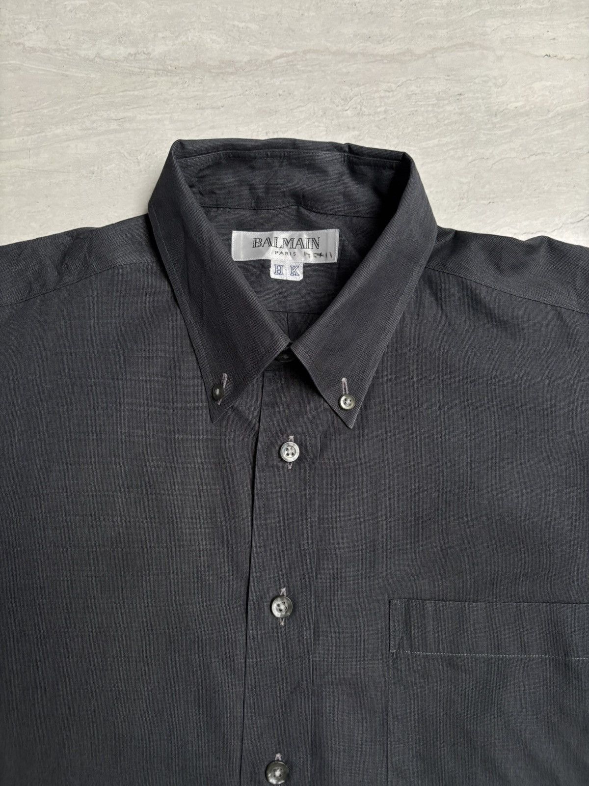 Balmain BALMAIN PARIS Grey Shirt Size US M / EU 48-50 / 2 - 9 Thumbnail