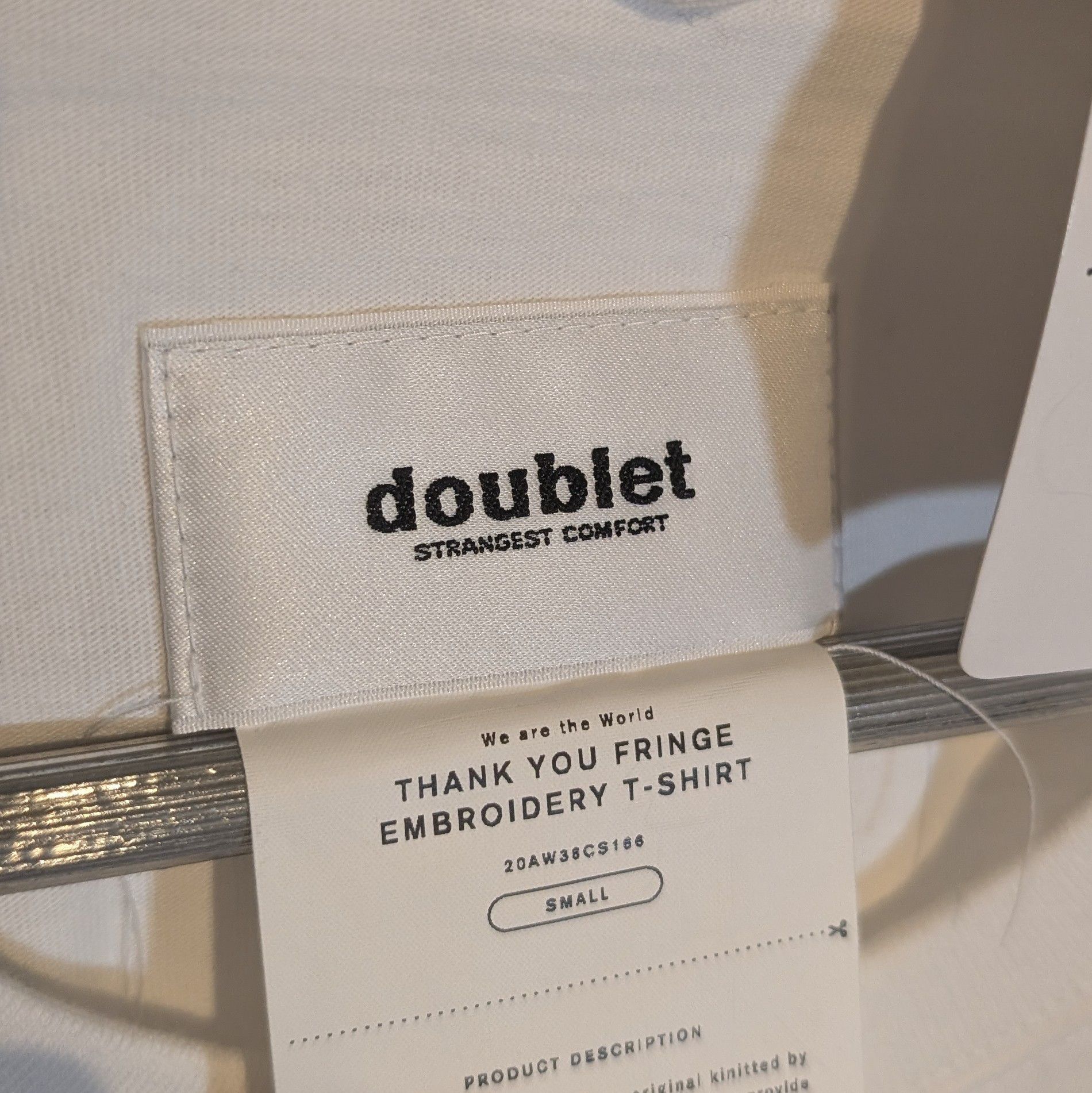 Doublet Thank You Tee Size US S / EU 44-46 / 1 - 3 Thumbnail
