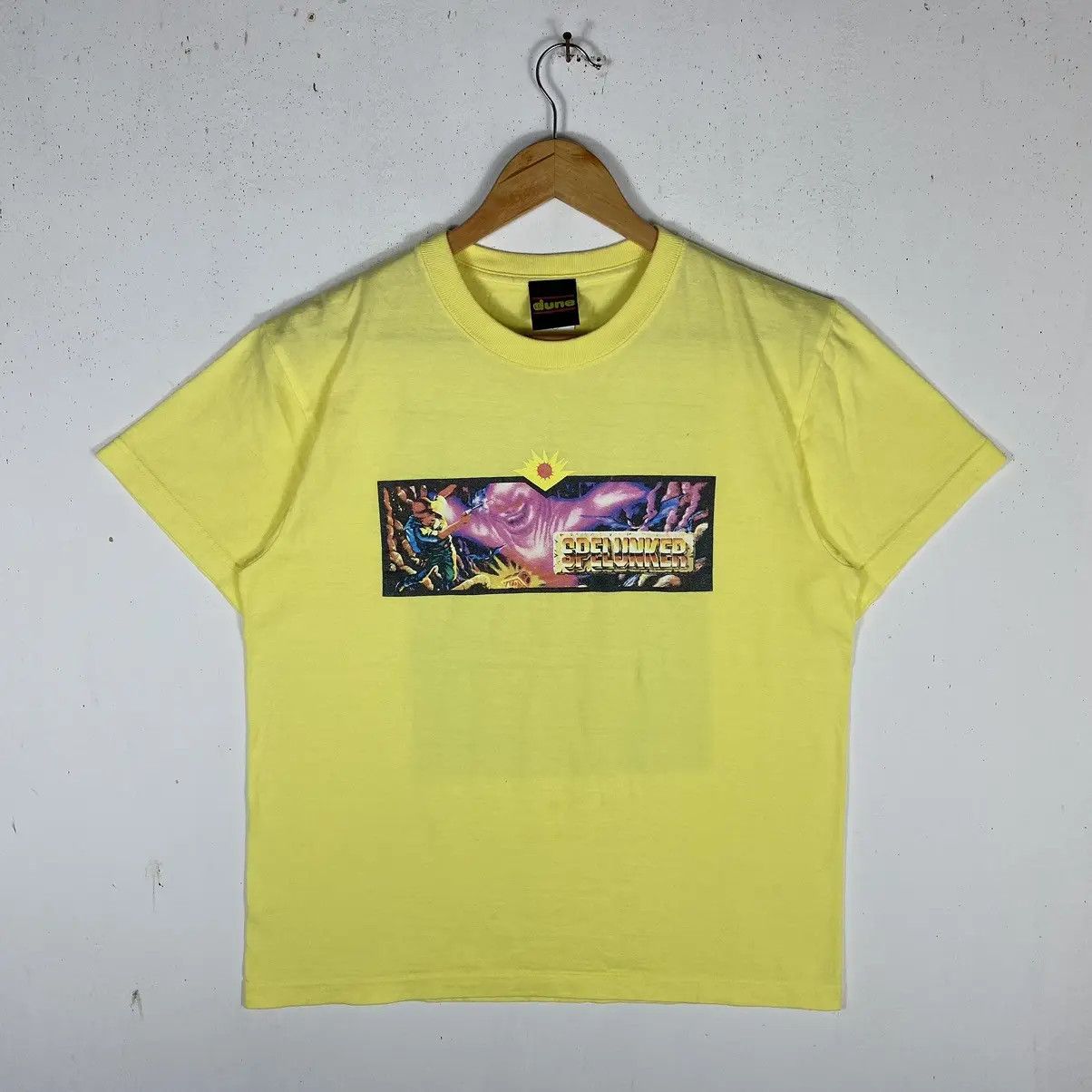 Nintendo Vintage SPELUNKER Nintendo Video Game Promo Tee Size US M / EU 48-50 / 2 - 2 Thumbnail