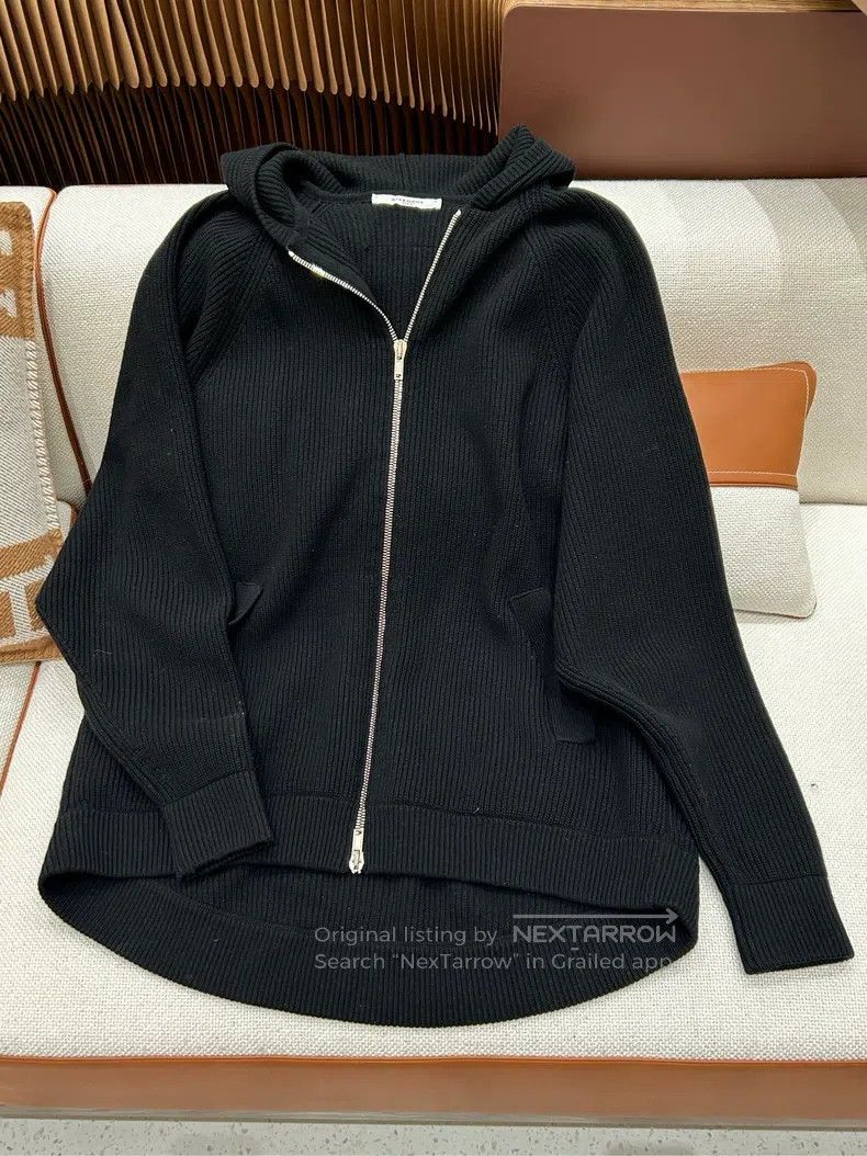 Givenchy Givenchy Hooded Knit Jacket Size S Size US S / EU 44-46 / 1 - 1 Thumbnail