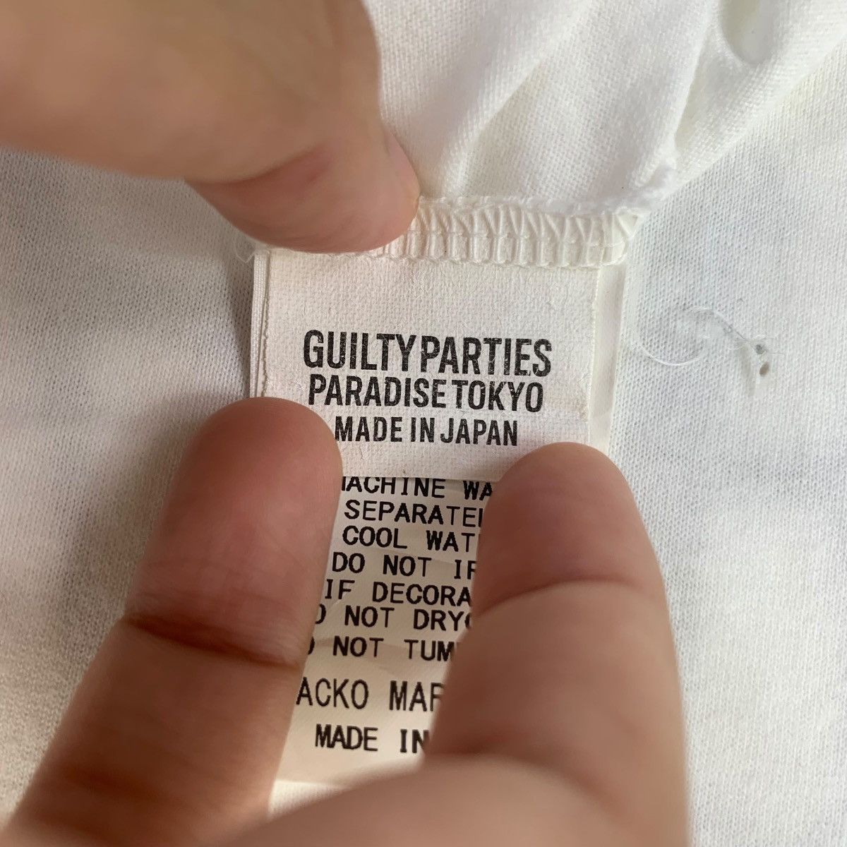 Wacko Maria Vintage GUILTY PARTIES WACKO MARIA Backhit Tee Shirt Size US S / EU 44-46 / 1 - 9 Thumbnail