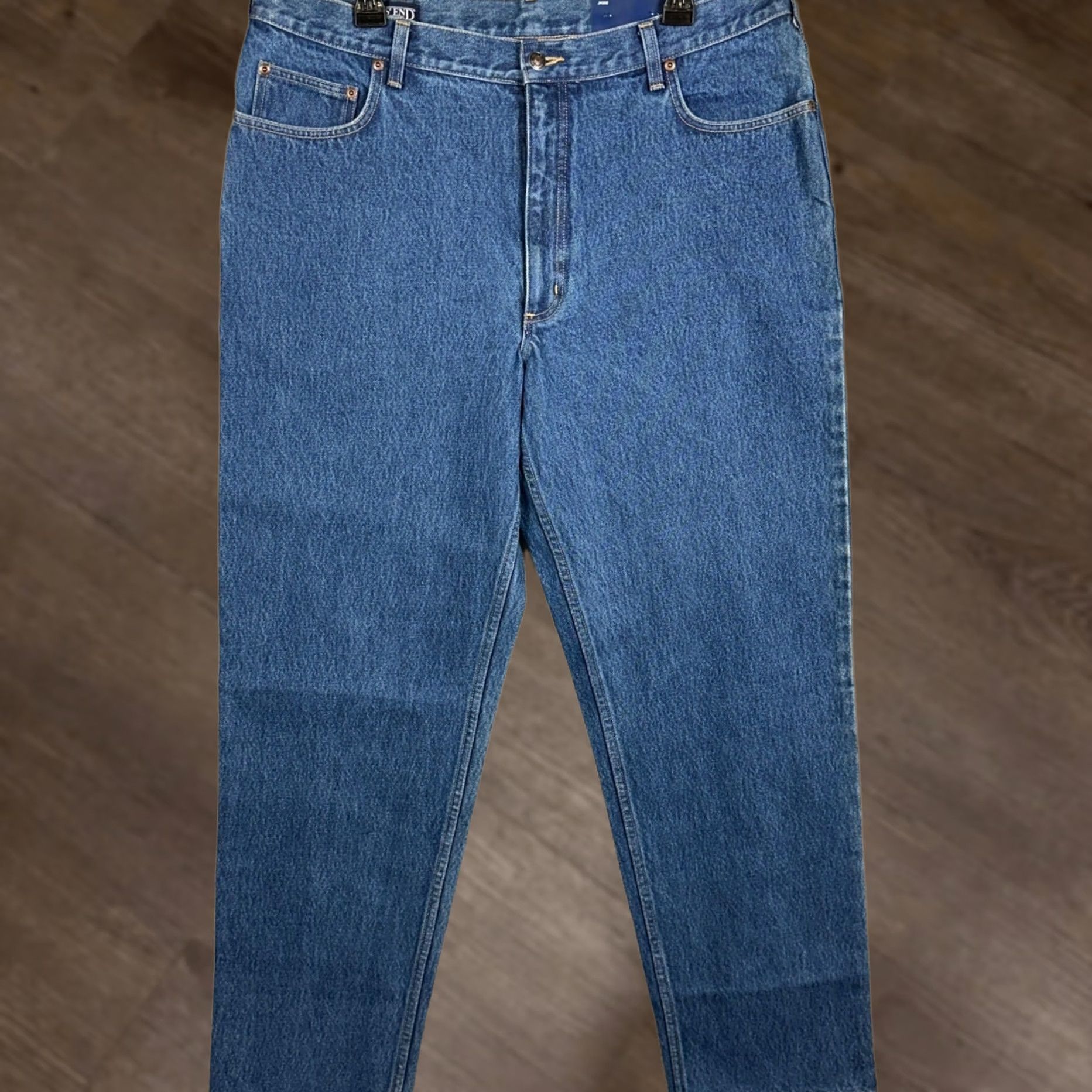 Lands' End VINTAGE Lands' End Jeans Mens 38X32 Blue Traditional Fit Straight Leg 5 Pocket Denim Size US 38 / EU 54 - 1 Thumbnail