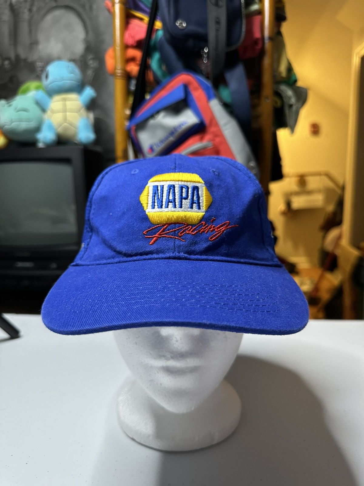 Vintage Vintage y2k Napa team blue racing hat. Size ONE SIZE - 1 Thumbnail
