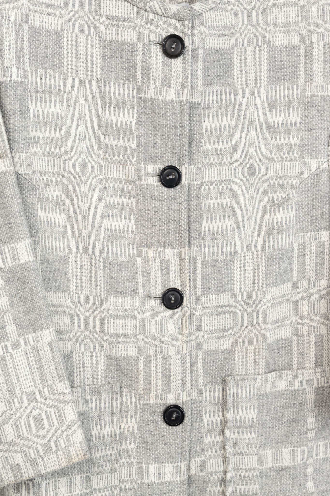 Isabel Marant Etoile Isabel Marant Etoile Aude Geometric-Jacquard Blanket Coat Size S / US 4 / IT 40 - 8 Thumbnail