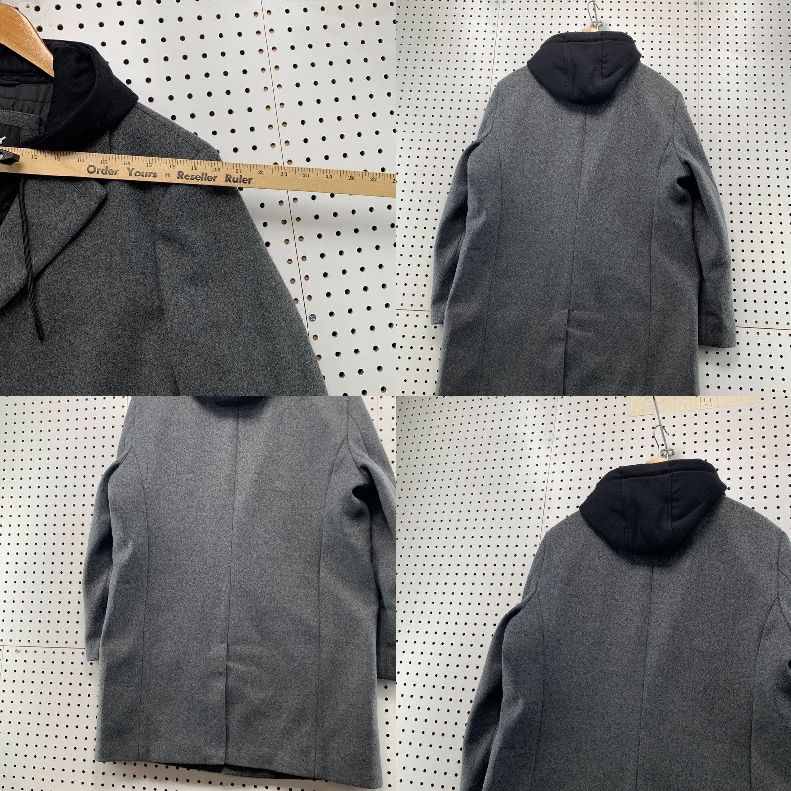 DKNY DKNY Coat Mens L Grey Faux Wool Removable Hooded Liner NWT Coat Mens L Grey Faux Wool Hooded Liner NWT Size US L / EU 52-54 / 3 - 11 Thumbnail