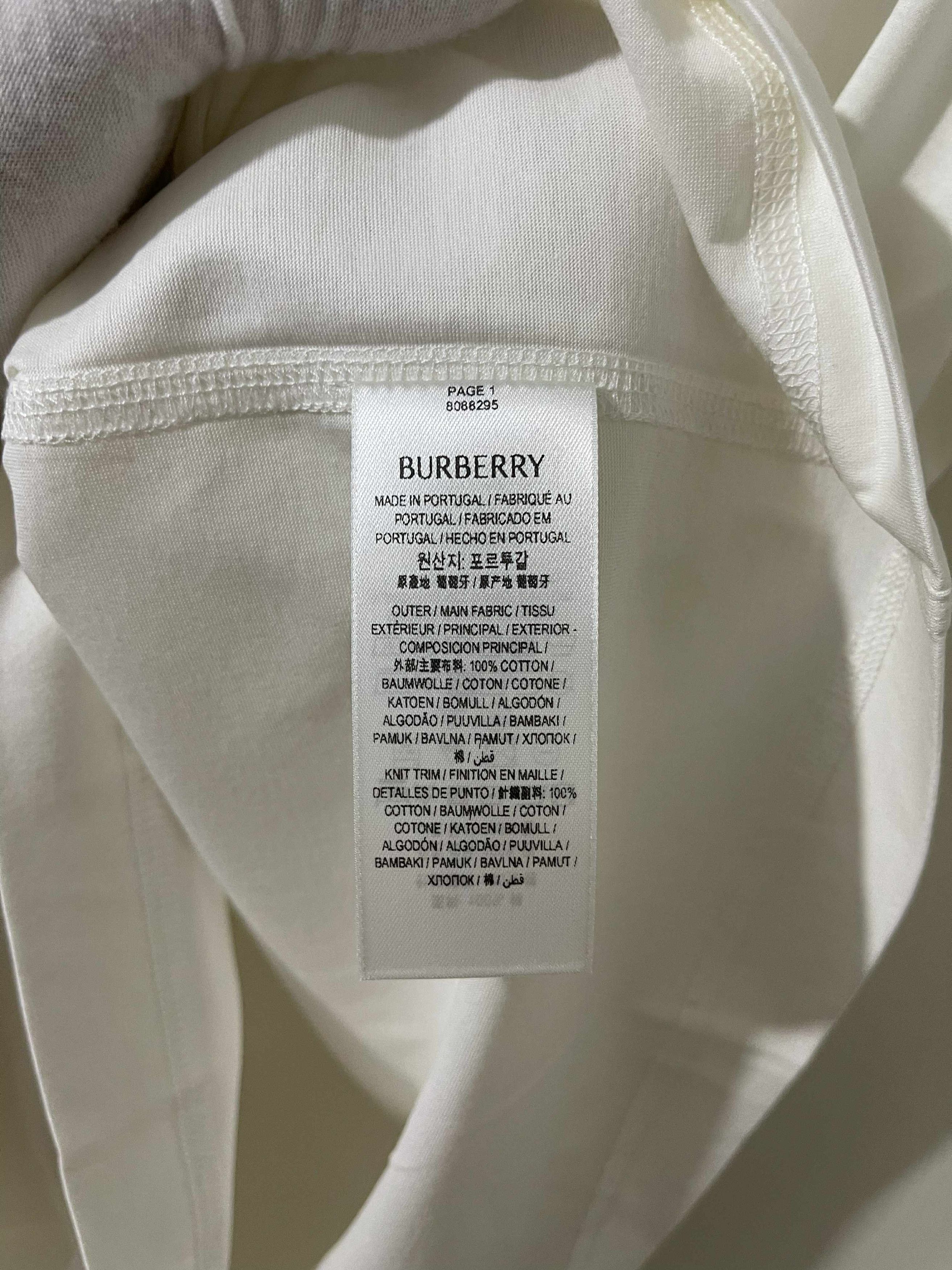 Burberry Burberry EKD-embroidered cotton T-shirt Size US L / EU 52-54 / 3 - 2 Thumbnail