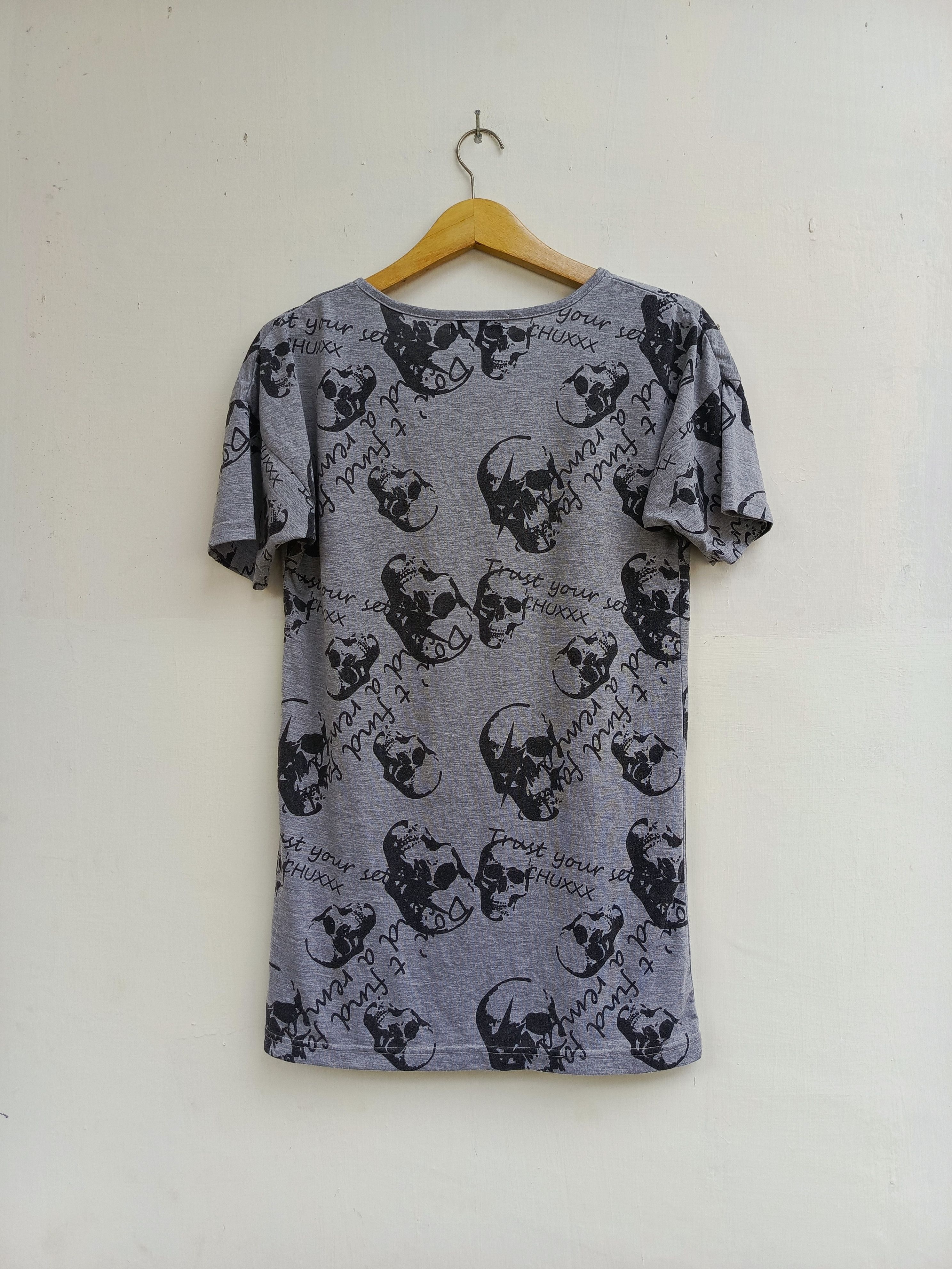 Japanese Brand Chu XXX skull tshirt Size L / US 10 / IT 46 - 9 Thumbnail