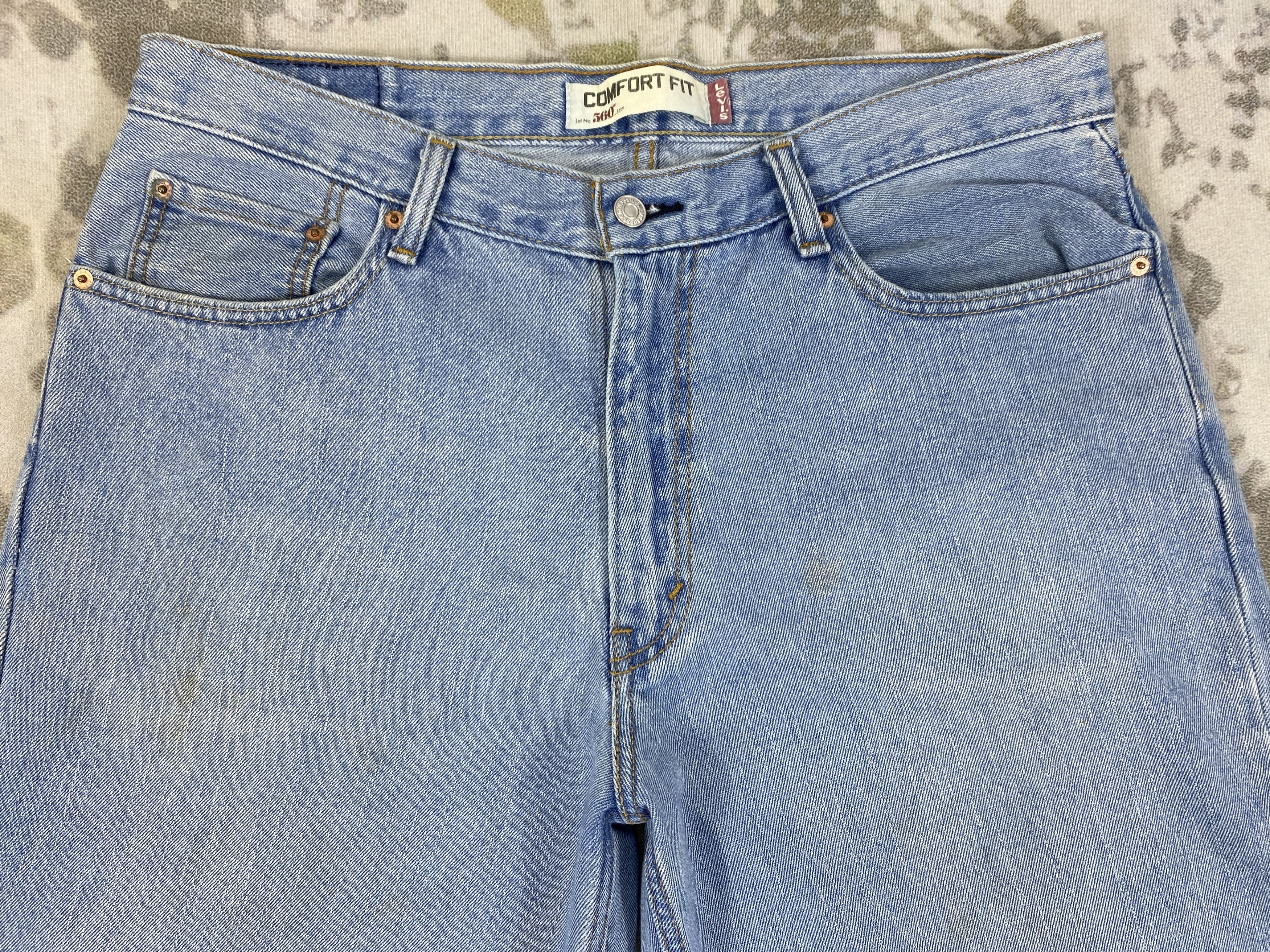 Levi's Blue Vintage Levi's 560 Jeans 38x33 Denim -JN2078 Size US 38 / EU 54 - 3 Thumbnail