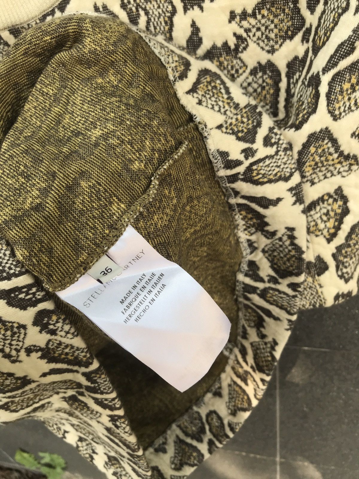 Designer × Stella McCartney 💥 RARE 💥 Stella McCartney Snakeskin Tee Size XS / US 0-2 / IT 36-38 - 5 Thumbnail