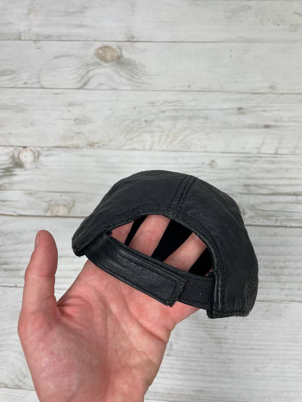 BMW Vintage BMW Leather Cap Hat Big logo 90s Racing Nascar Size ONE SIZE - 5 Thumbnail