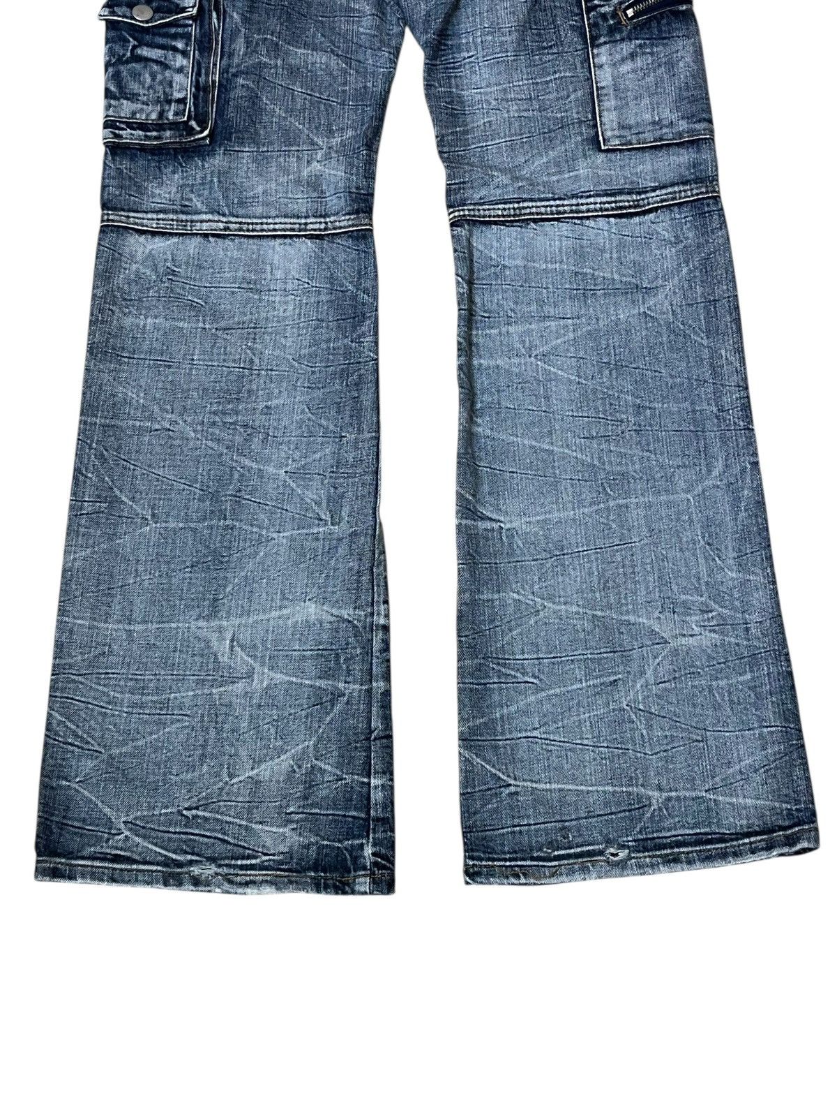 semanticdesign sick🔥Japanese SEMANTIC DESIGN multipocket flared jeans Size US 34 / EU 50 - 8 Thumbnail