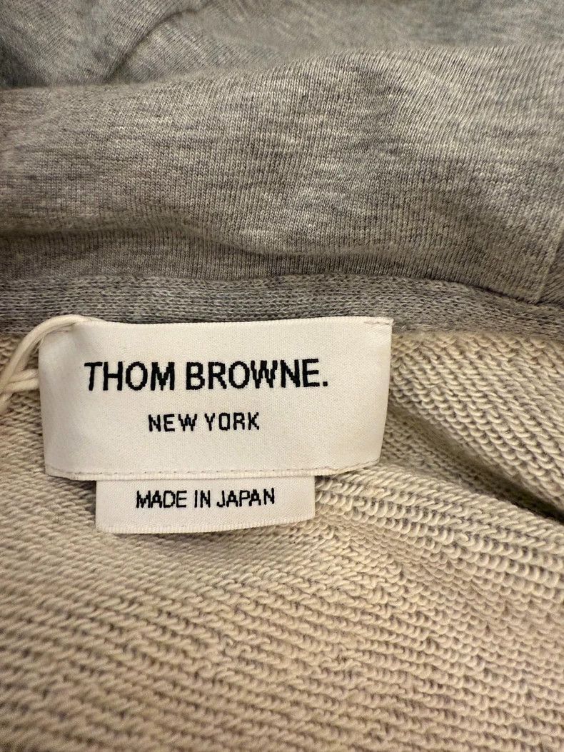 Thom Browne Thom browne Gray classic four-striped long-sleeved zipper h Size M / US 6-8 / IT 42-44 - 3 Thumbnail