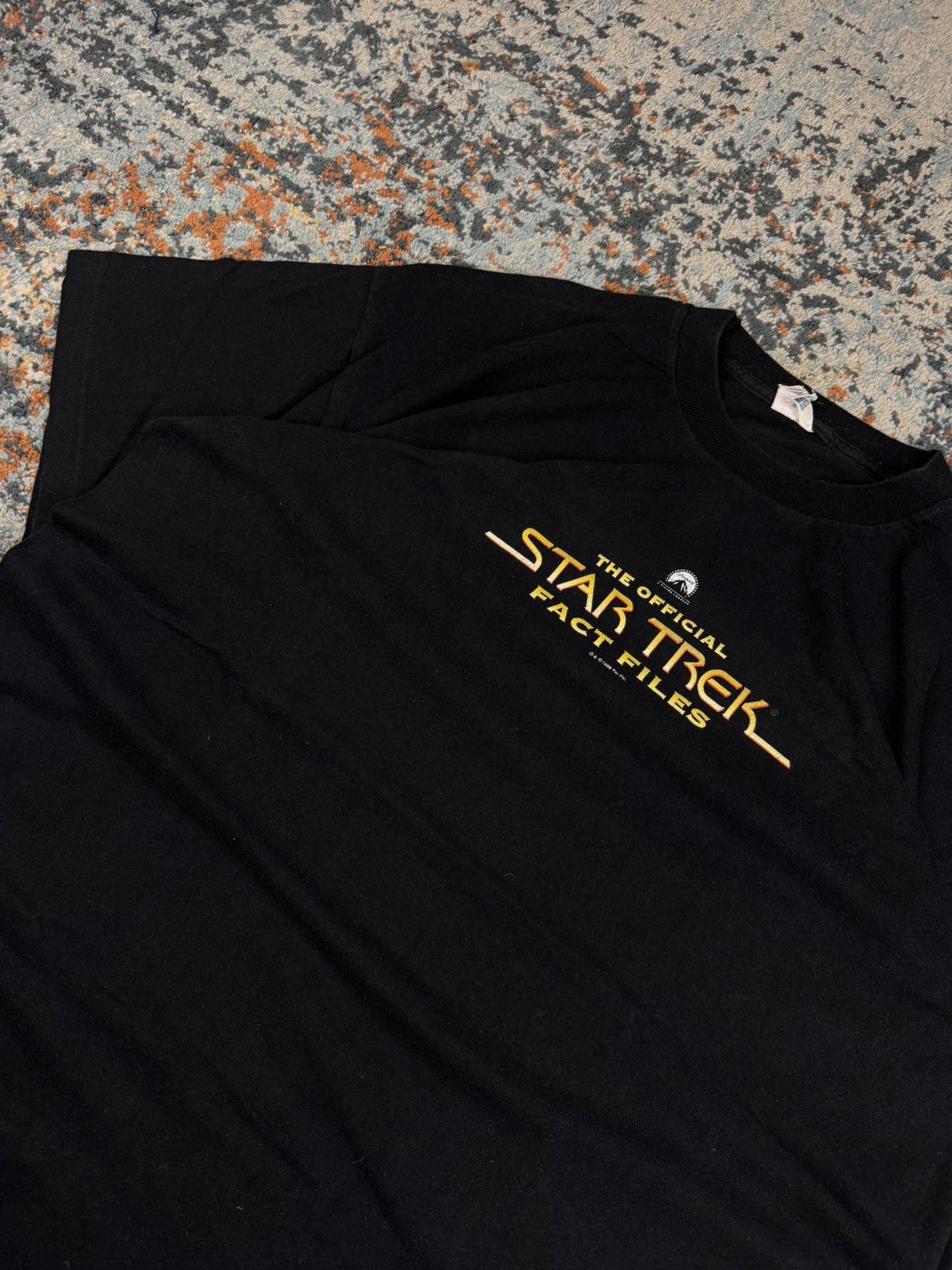 Vintage Vintage 1998 Star Trek fact files magazine promo tee Size US XL / EU 56 / 4 - 3 Thumbnail