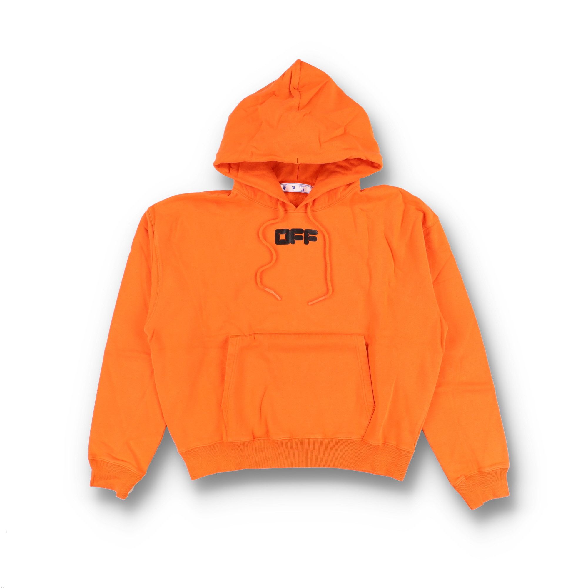 Off-White Orange Rubber Arrow Font Logo Oversized Hoodie Size US XL / EU 56 / 4 - 1 Thumbnail