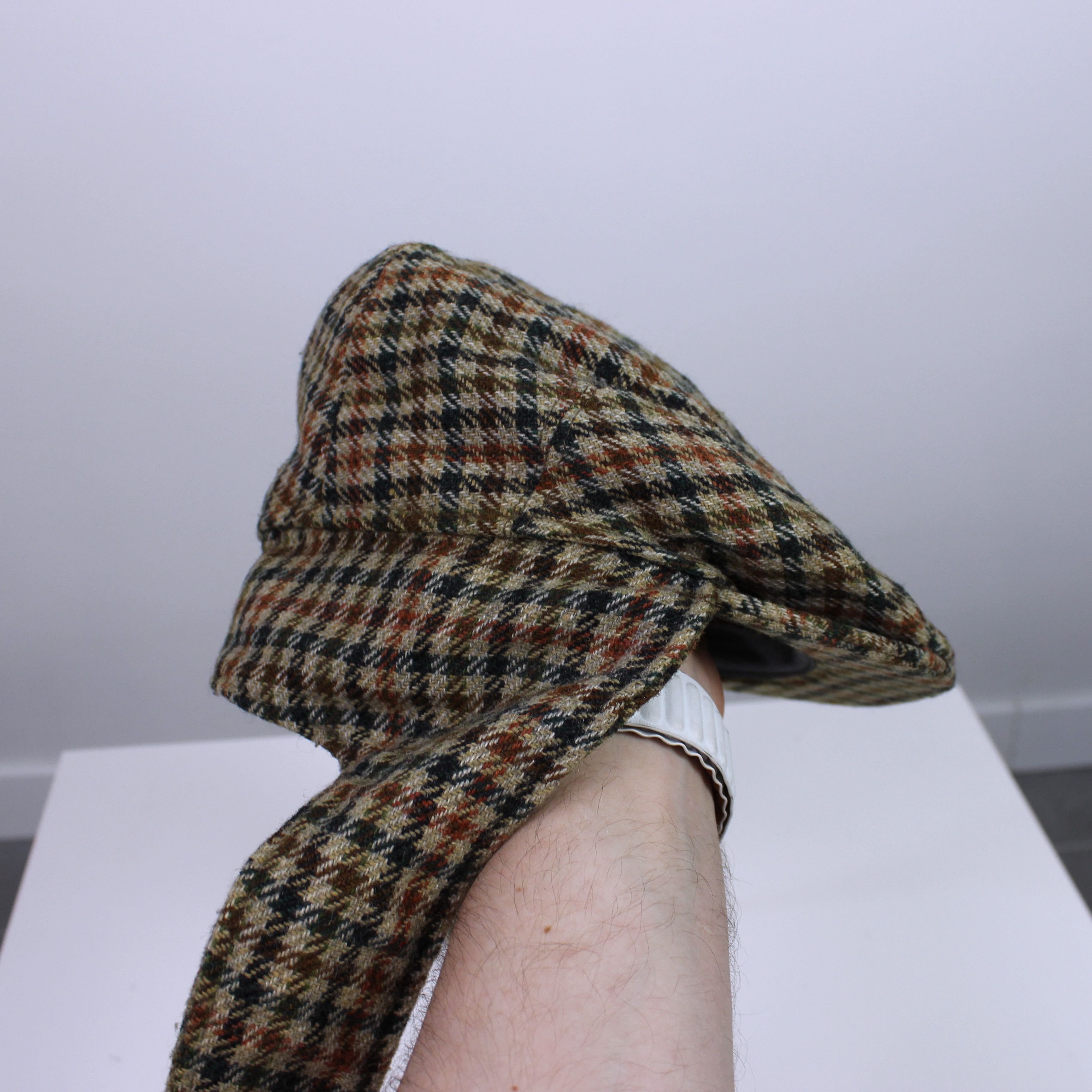 The Flat Head Nelson wool Flat Cap Hat Newsboy England Size ONE SIZE - 4 Thumbnail