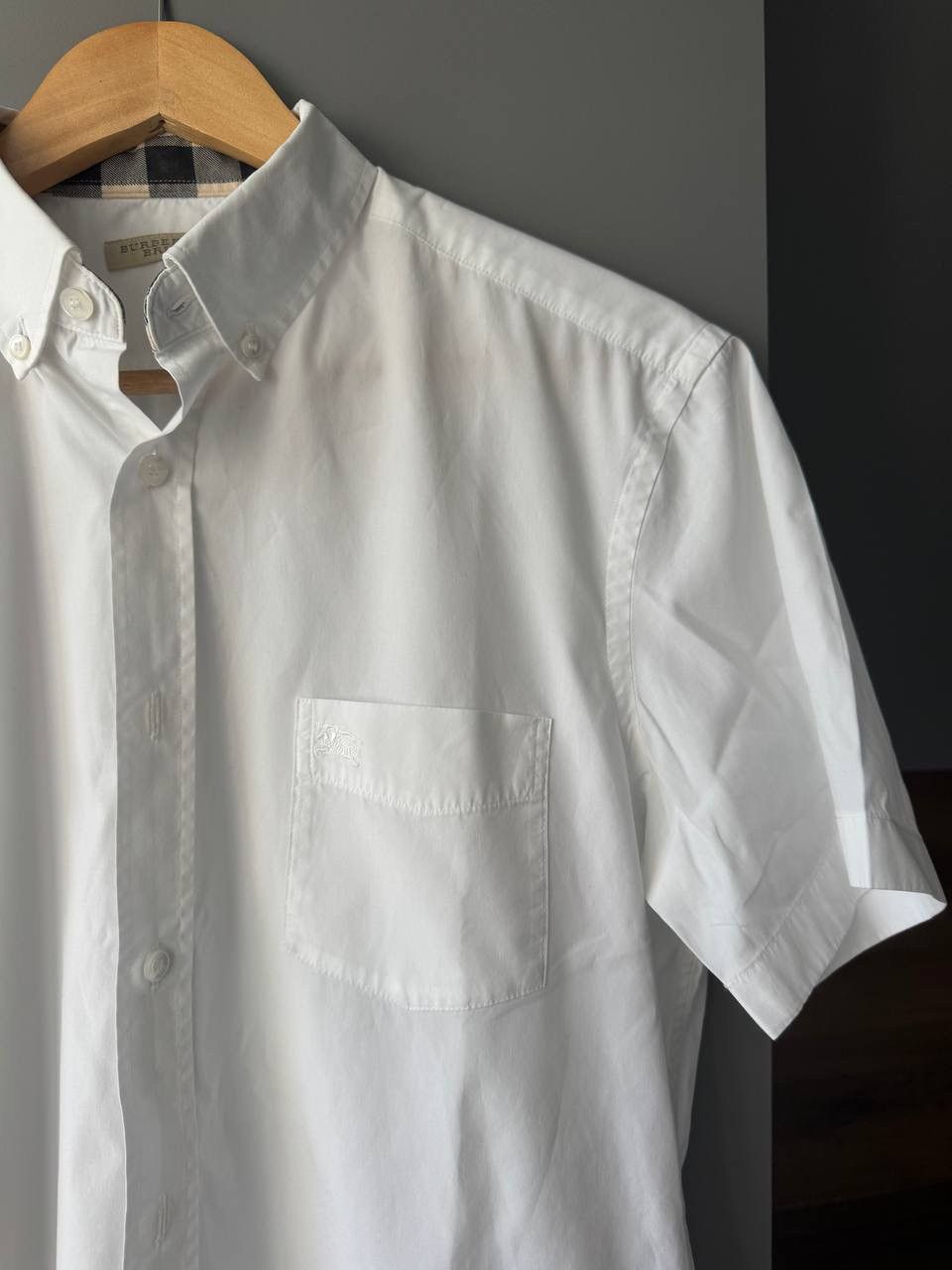 Burberry Burberry Brit White Pocket Short Shirt Size US M / EU 48-50 / 2 - 5 Thumbnail