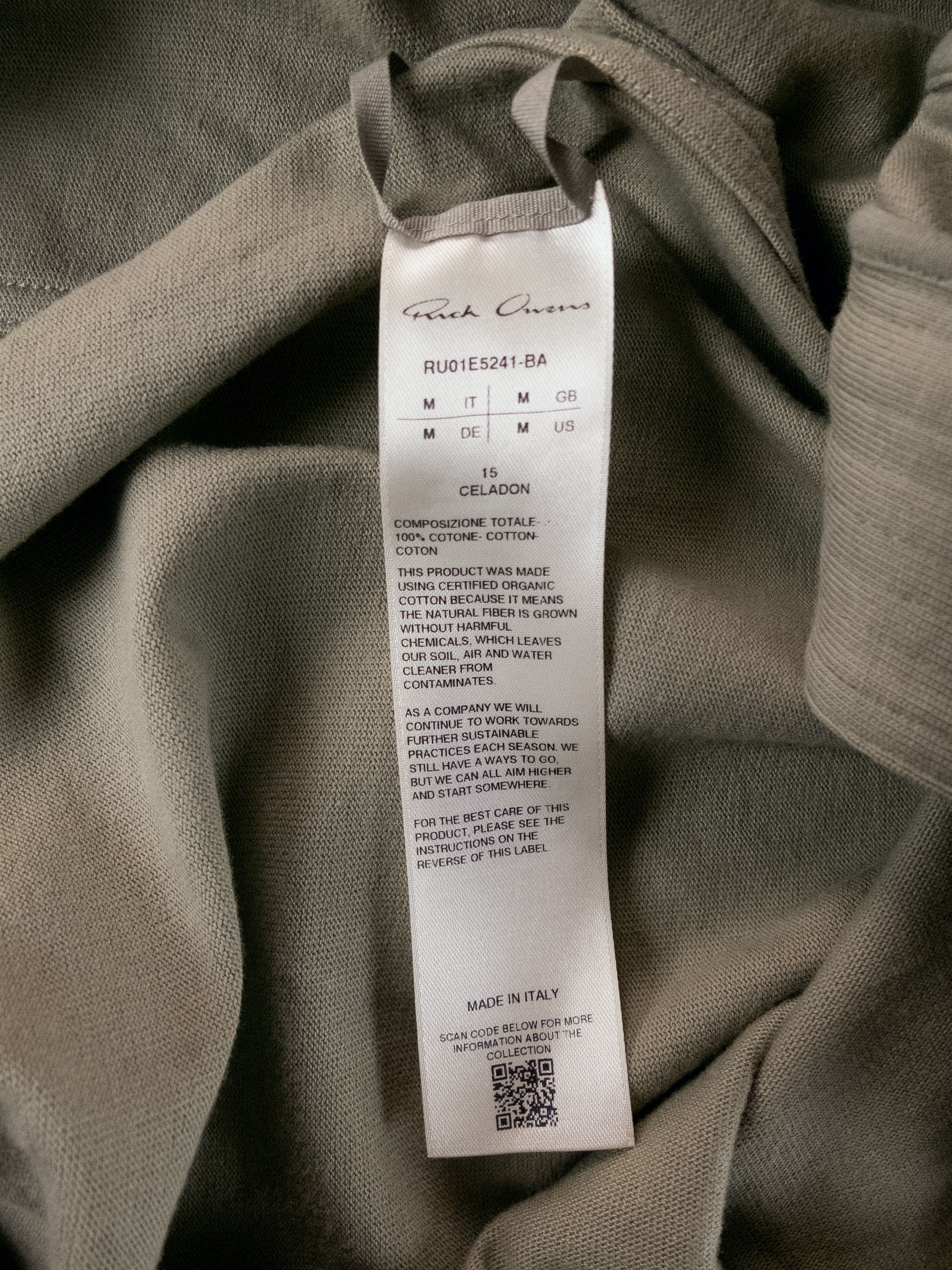 Rick Owens RICK OWENS green zip up cotton hoodie sweatshirt Medium q Size US M / EU 48-50 / 2 - 7 Thumbnail