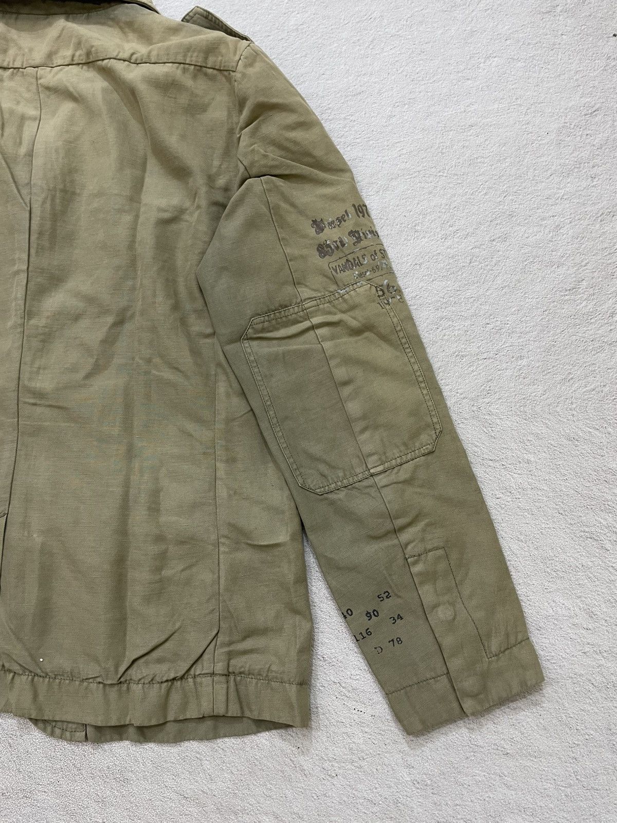 14th Addiction 2000s Diesel Poem Military Field l Olive Utility Cargo Ifsix Size US XXL / EU 58 / 5 - 8 Thumbnail