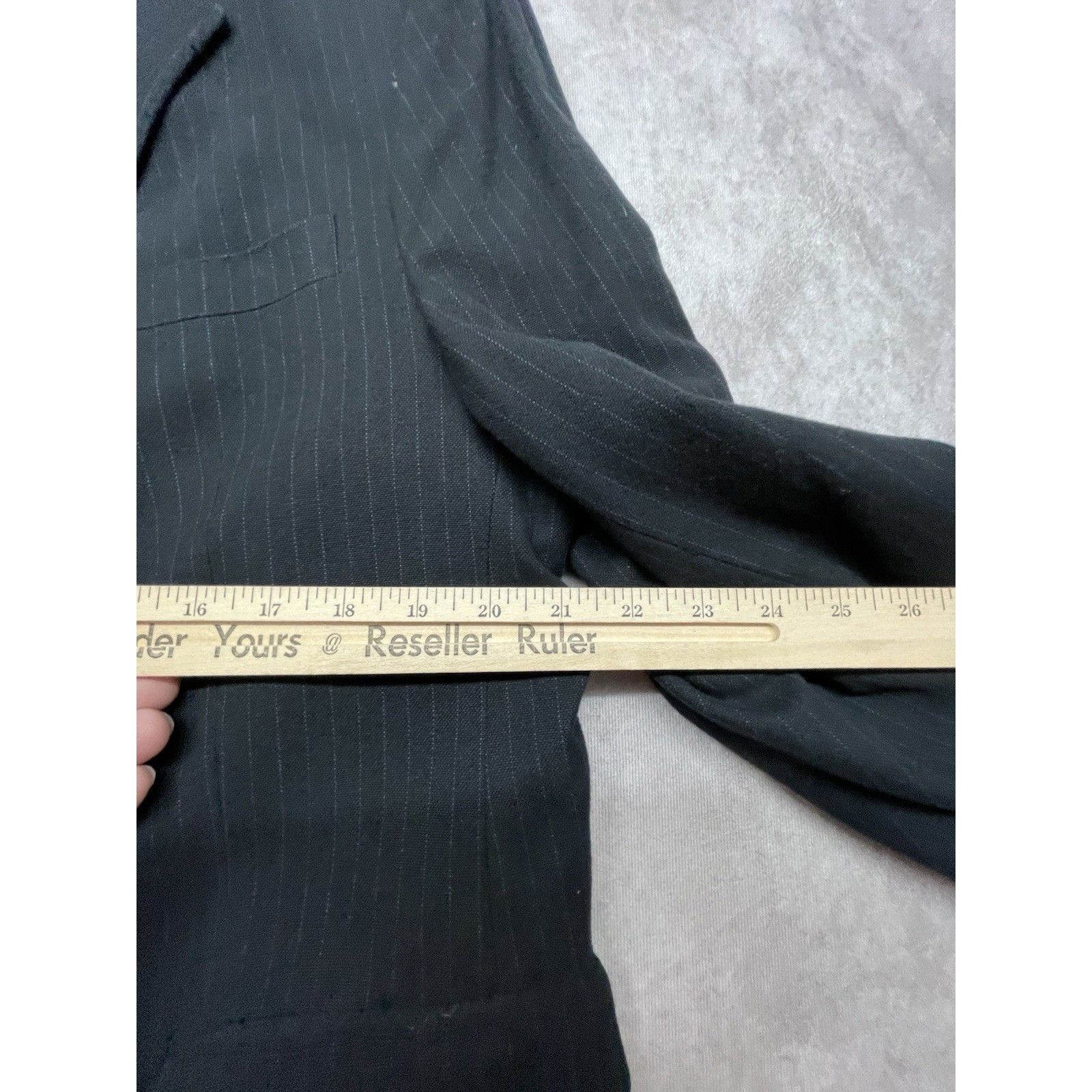Banana Republic Banana Republic Modern Fit Pinstripe Blazer Men's 40S 3-Butt Size 40R - 5 Thumbnail