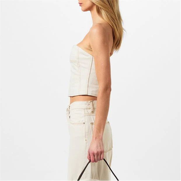 Amiri o1g2r1mq0824 Bustiers in White Size L / US 10 / IT 46 - 4 Thumbnail