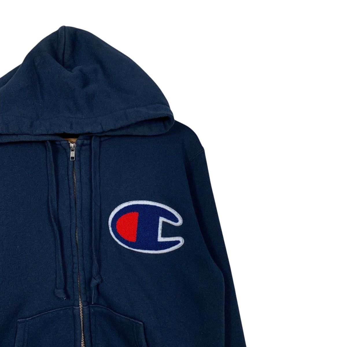 Champion CHAMPION Big Logo Zipper Hoodies Sweatshirt #1791-C79 Size US M / EU 48-50 / 2 - 6 Thumbnail