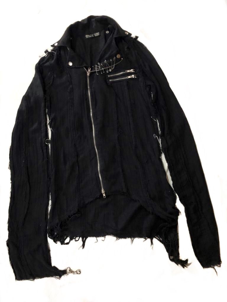 Japanese Brand Hell Cat Punk Muslin Jacket Size XS / US 0-2 / IT 36-38 - 1 Thumbnail