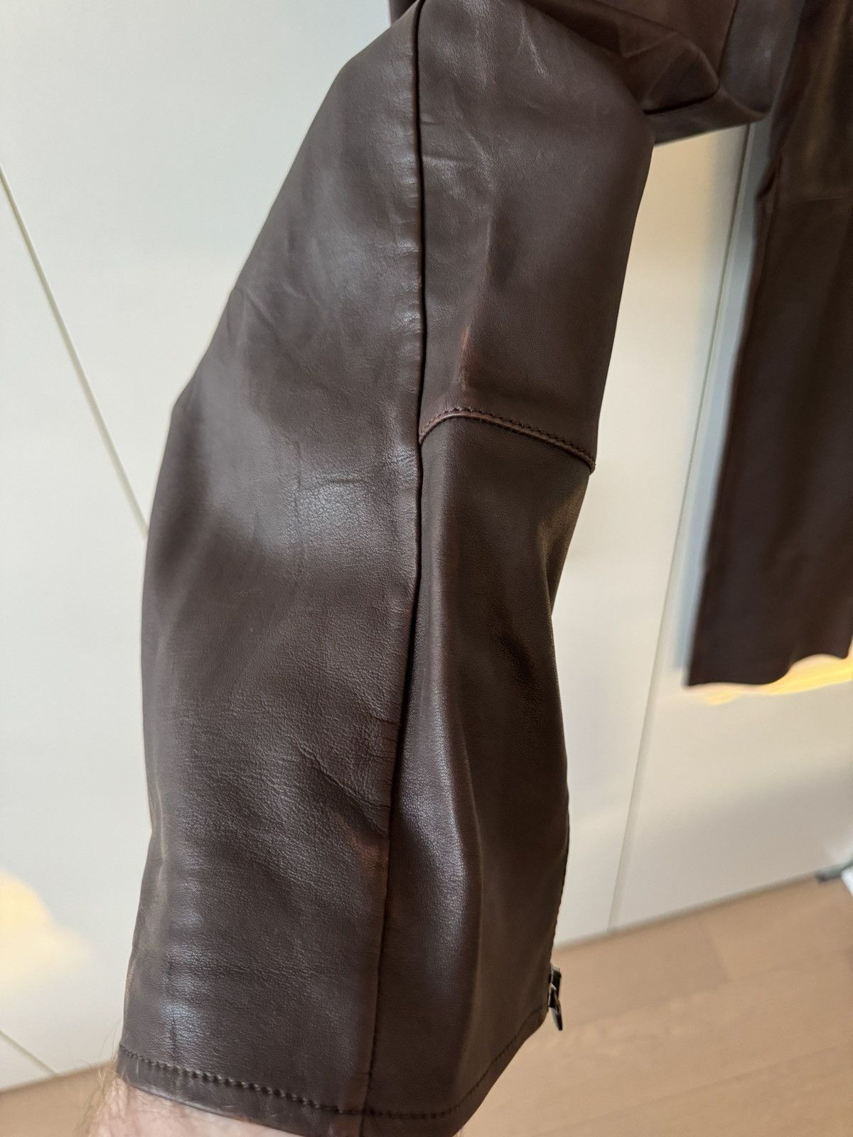 Bottega Veneta FW12 Brown Leather Pants 52 Size US 36 / EU 52 - 5 Thumbnail