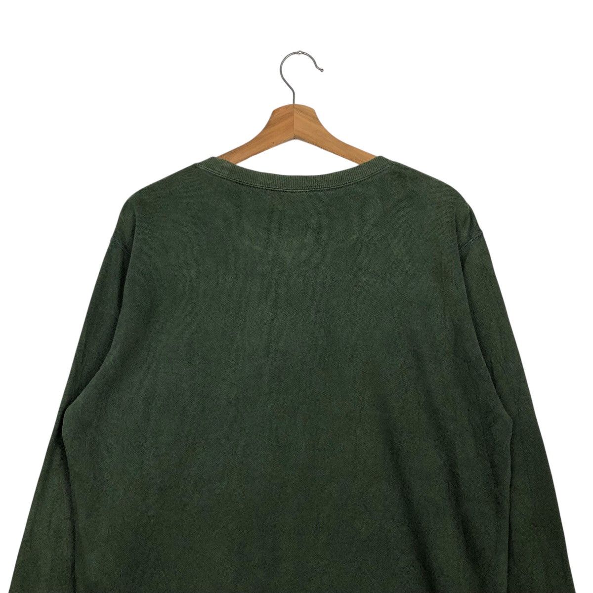 Japanese Brand Vintage Sweatshirt Rich Green Uniqlo X Jean-Michel Basquiat Size US M / EU 48-50 / 2 - 10 Thumbnail