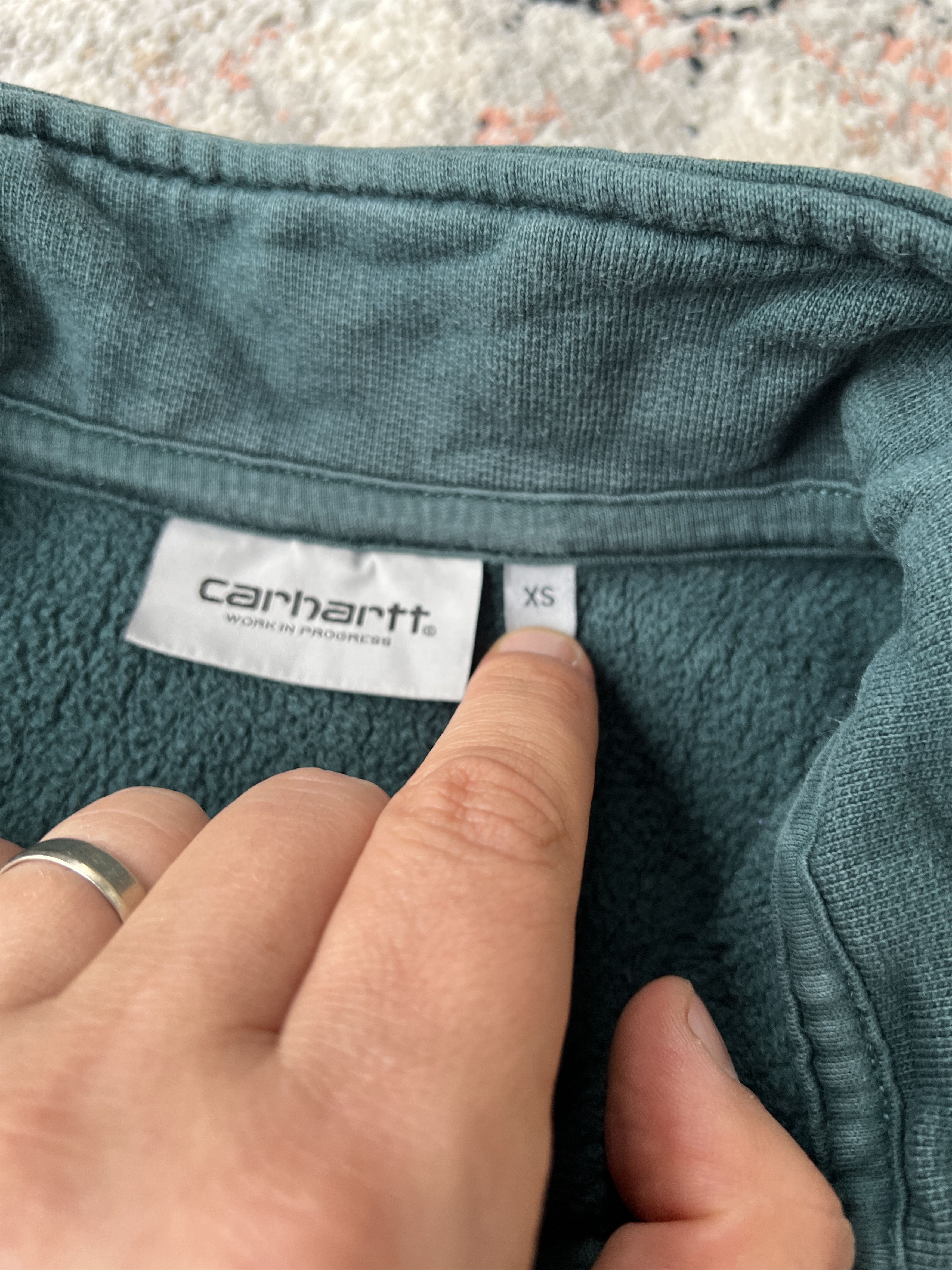 Carhartt Carhartt 1/4 Zip Sweatshirt Size US XS / EU 42 / 0 - 7 Thumbnail