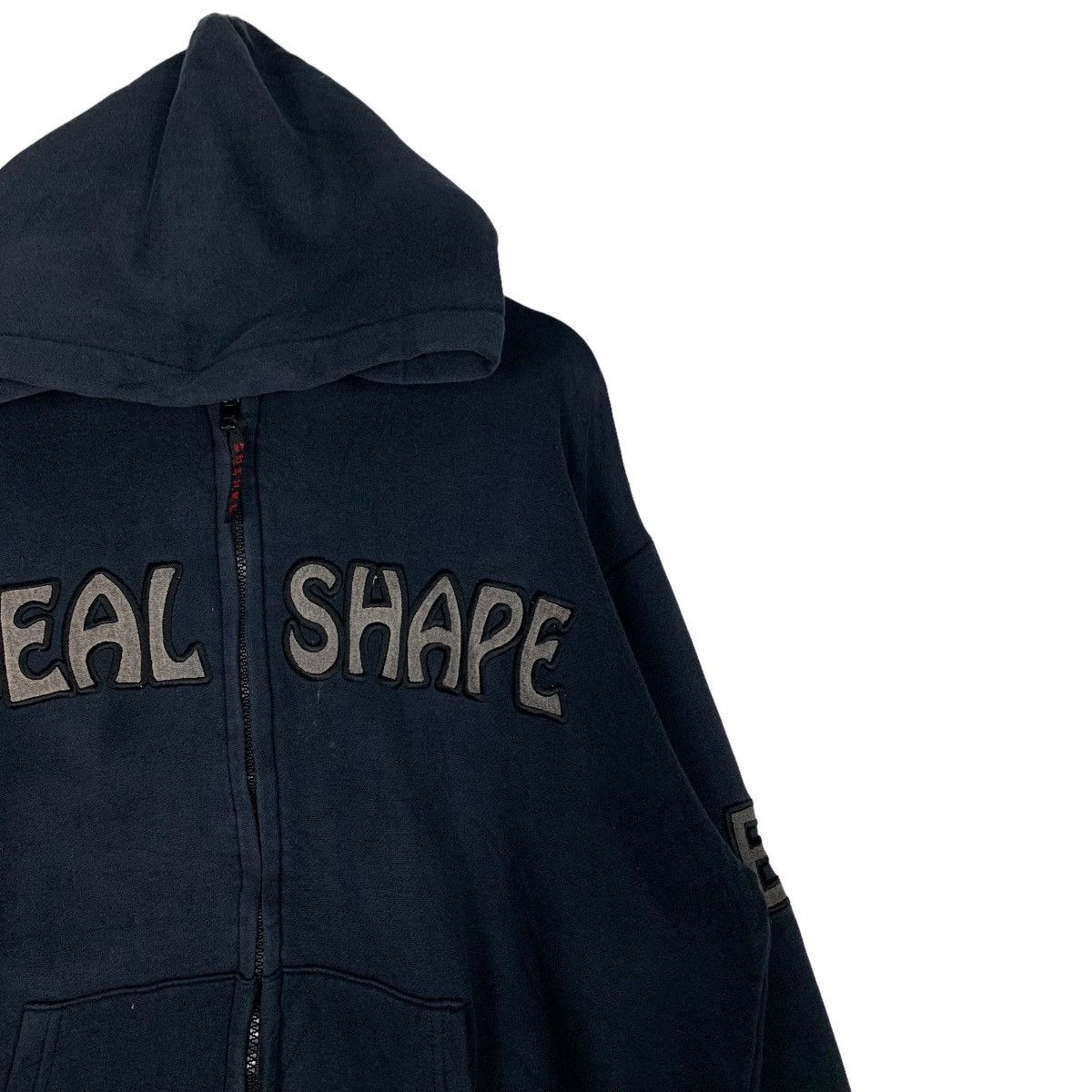 Vintage NEV Ideal Shape Big Logo Zipper Hoodies #0757-C34 Size US L / EU 52-54 / 3 - 4 Thumbnail
