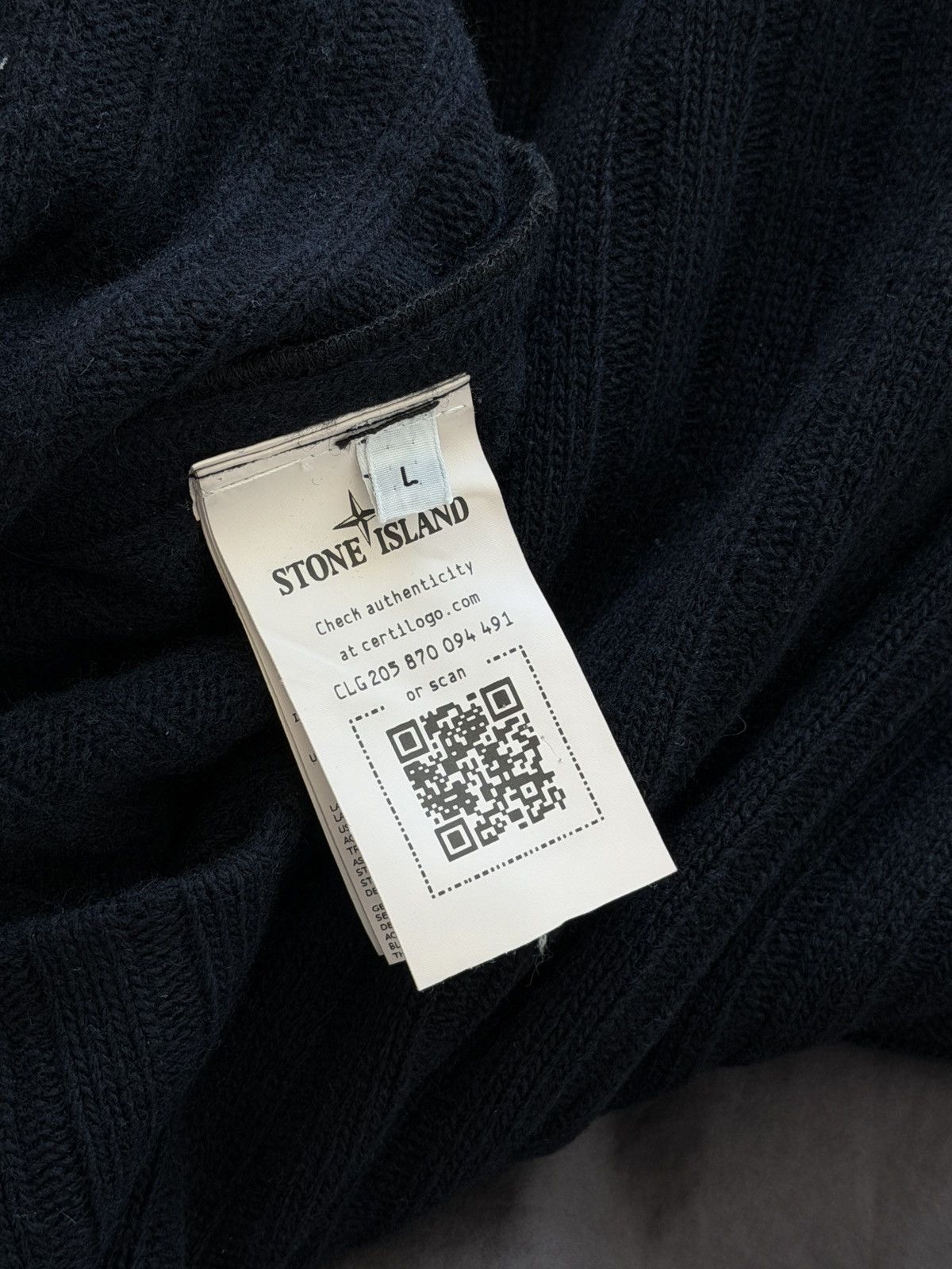 Stone Island RARE Stone island Wool sweater Size US L / EU 52-54 / 3 - 4 Thumbnail