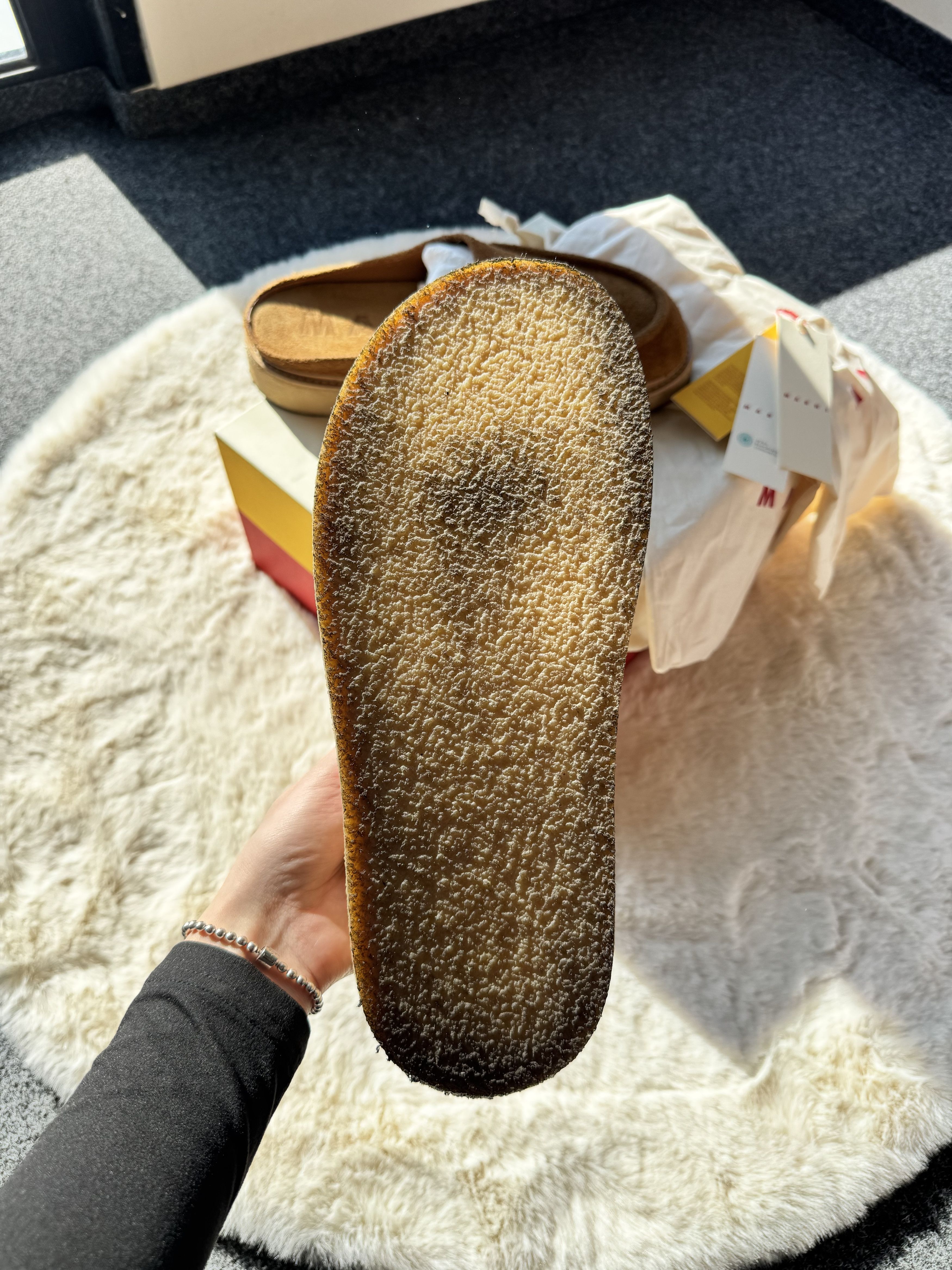 Marni Marni suede slip-on flip-flops 44 camel Size US 11 / EU 44 - 9 Thumbnail