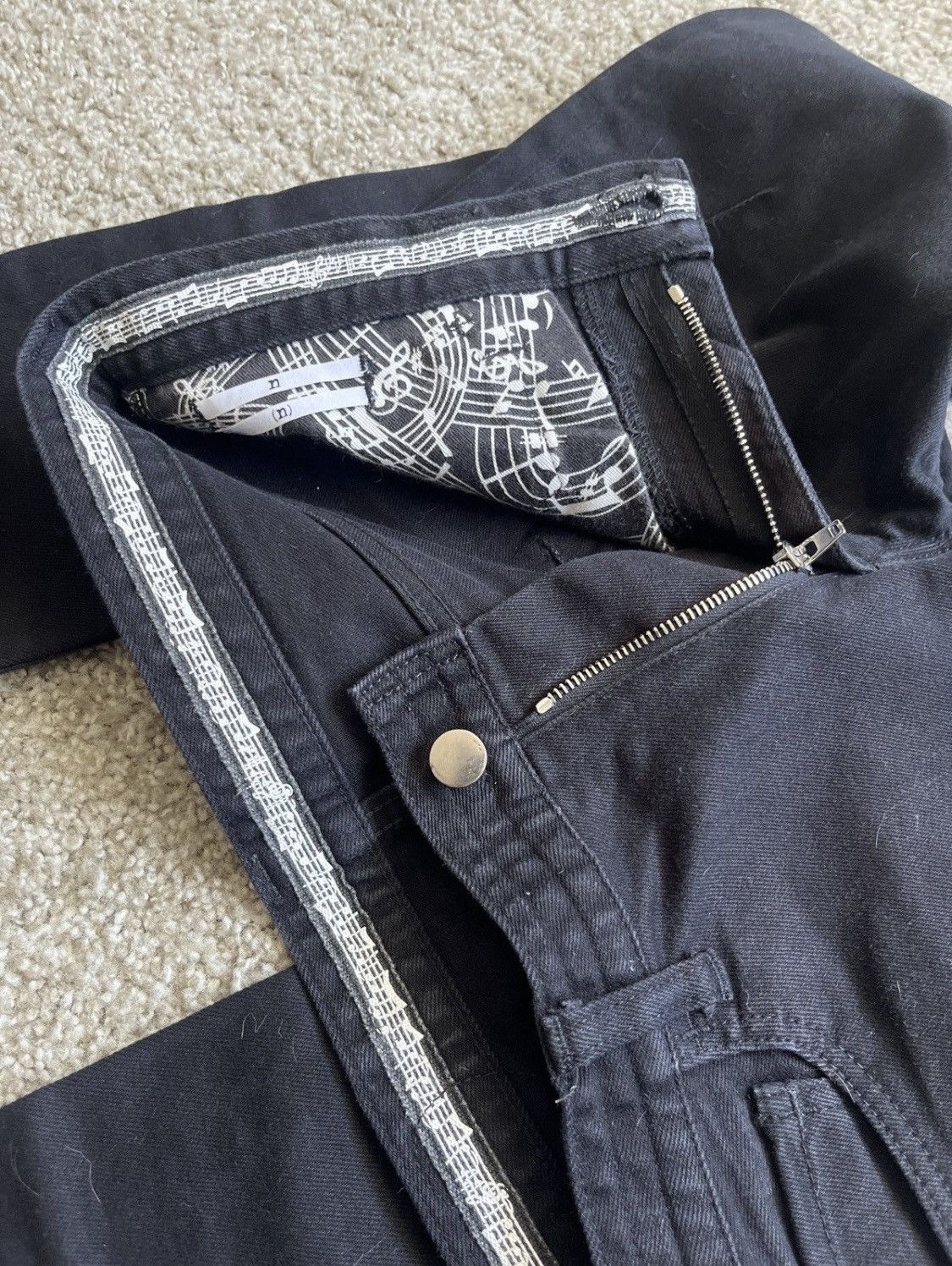Number (N)ine Number (N)ine Pain Denim Size US 30 / EU 46 - 4 Thumbnail