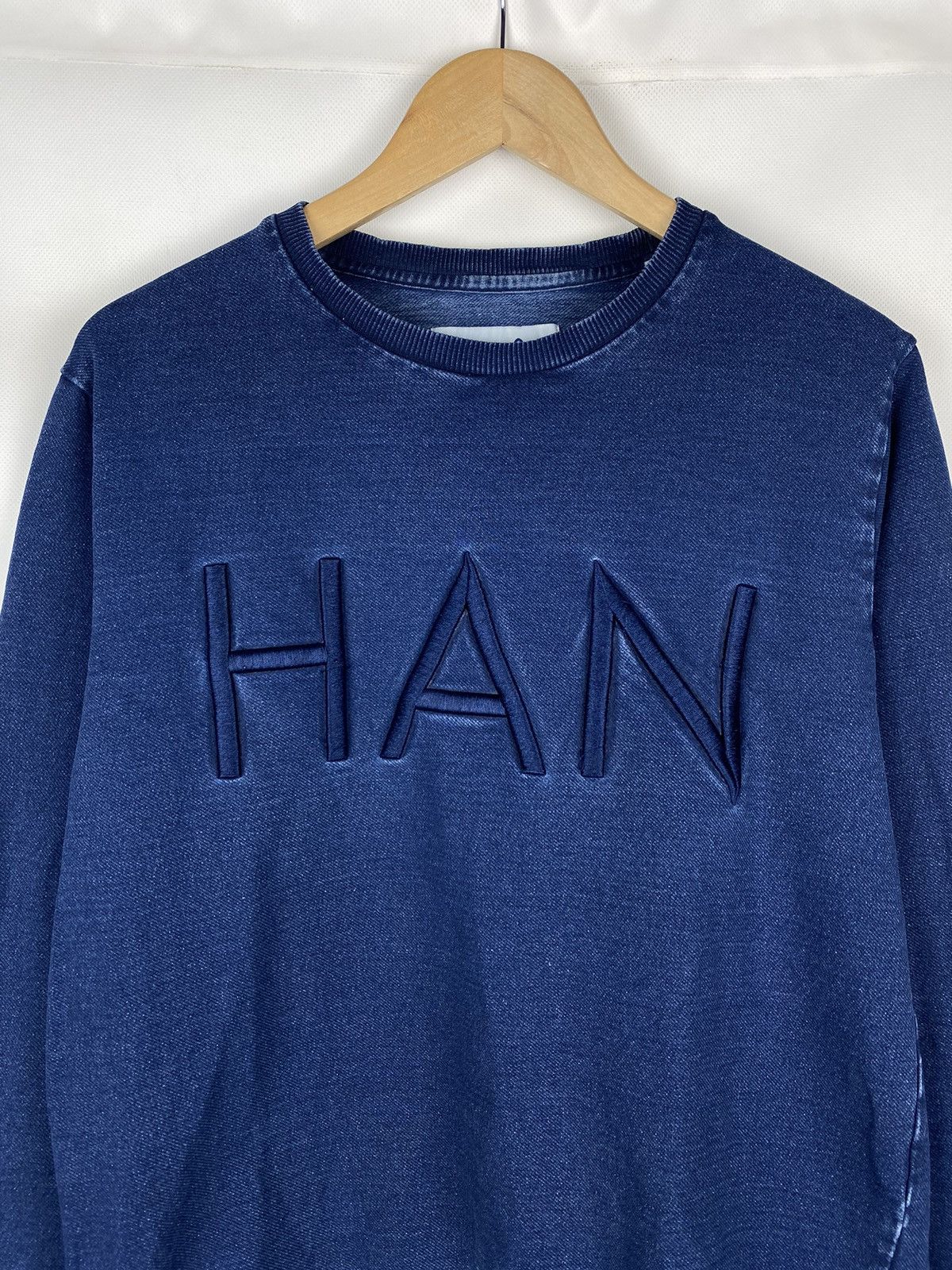 Han Kjobenhavn Han Kjobenhavn Bla men’s denim style sweatshirt pullover Size US L / EU 52-54 / 3 - 8 Thumbnail