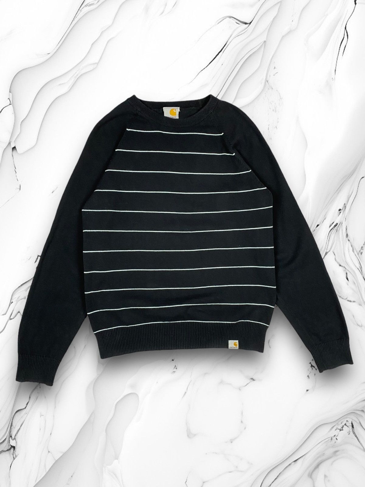 Carhartt Vintage Carhartt Y2K Striped Sweatshirt Sweater Size US M / EU 48-50 / 2 - 1 Thumbnail