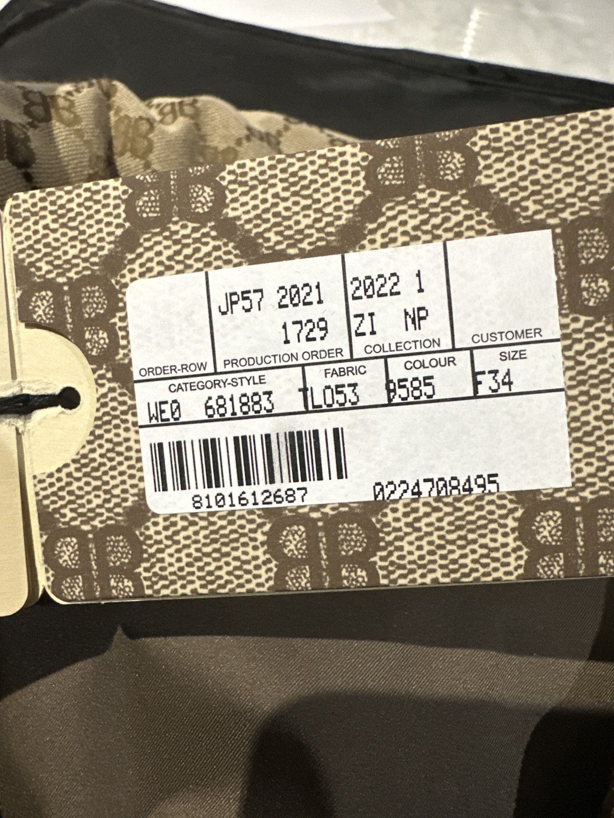Balenciaga × Gucci Balenciaga X Gucci Puffer Canvas Jacquard Size S / US 4 / IT 40 - 10 Thumbnail