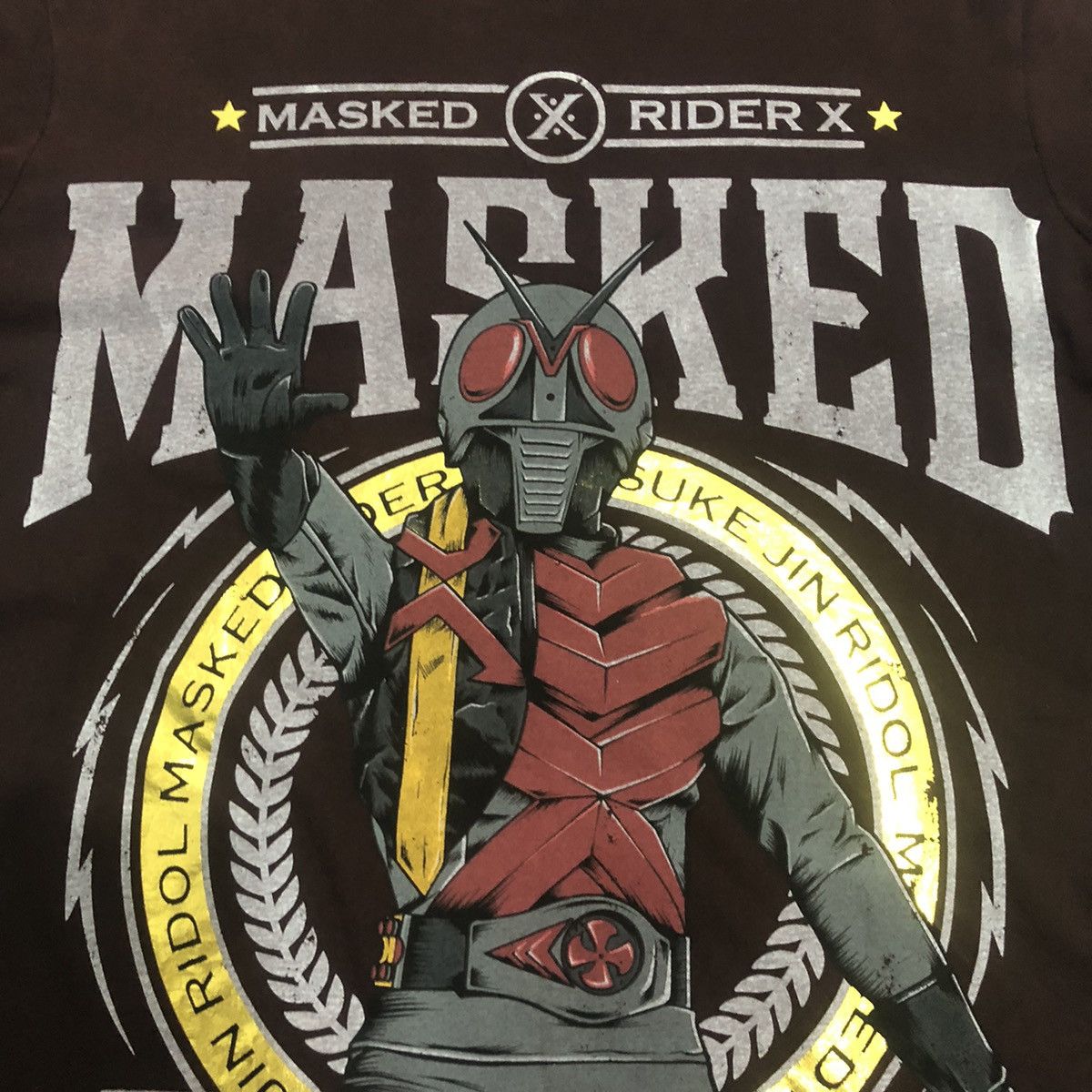 Anime × Vintage Vintage anime masked rider x t shirt Size US L / EU 52-54 / 3 - 3 Thumbnail