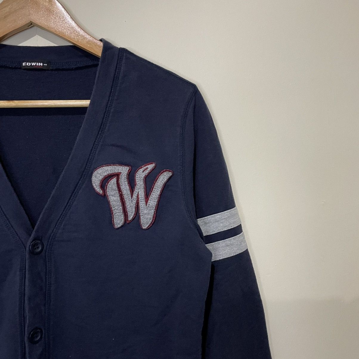 Edwin Edwin Undefeated Script Cardigan navy blue Size US S / EU 44-46 / 1 - 4 Thumbnail