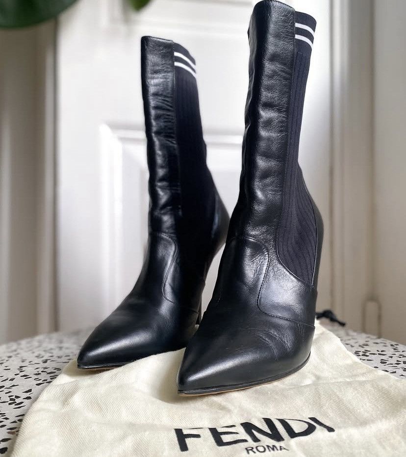 Fendi Fendi sock boots Size US 8 / IT 38 - 1 Thumbnail
