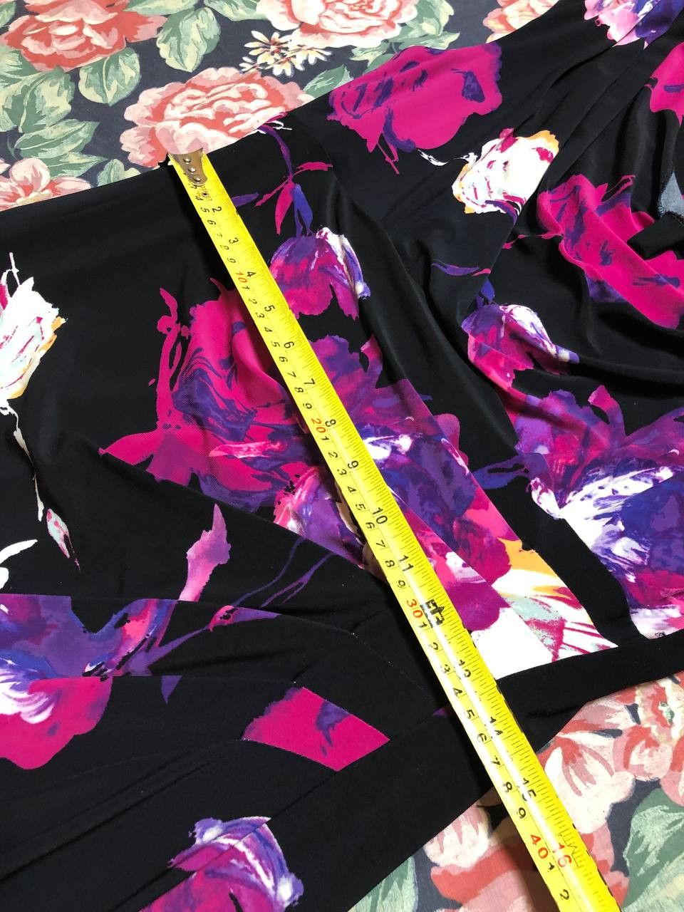 Ralph Lauren Vintage Ralph Lauren Big Floral Print Midi Dress Size XL / US 12-14 / IT 48-50 - 9 Thumbnail