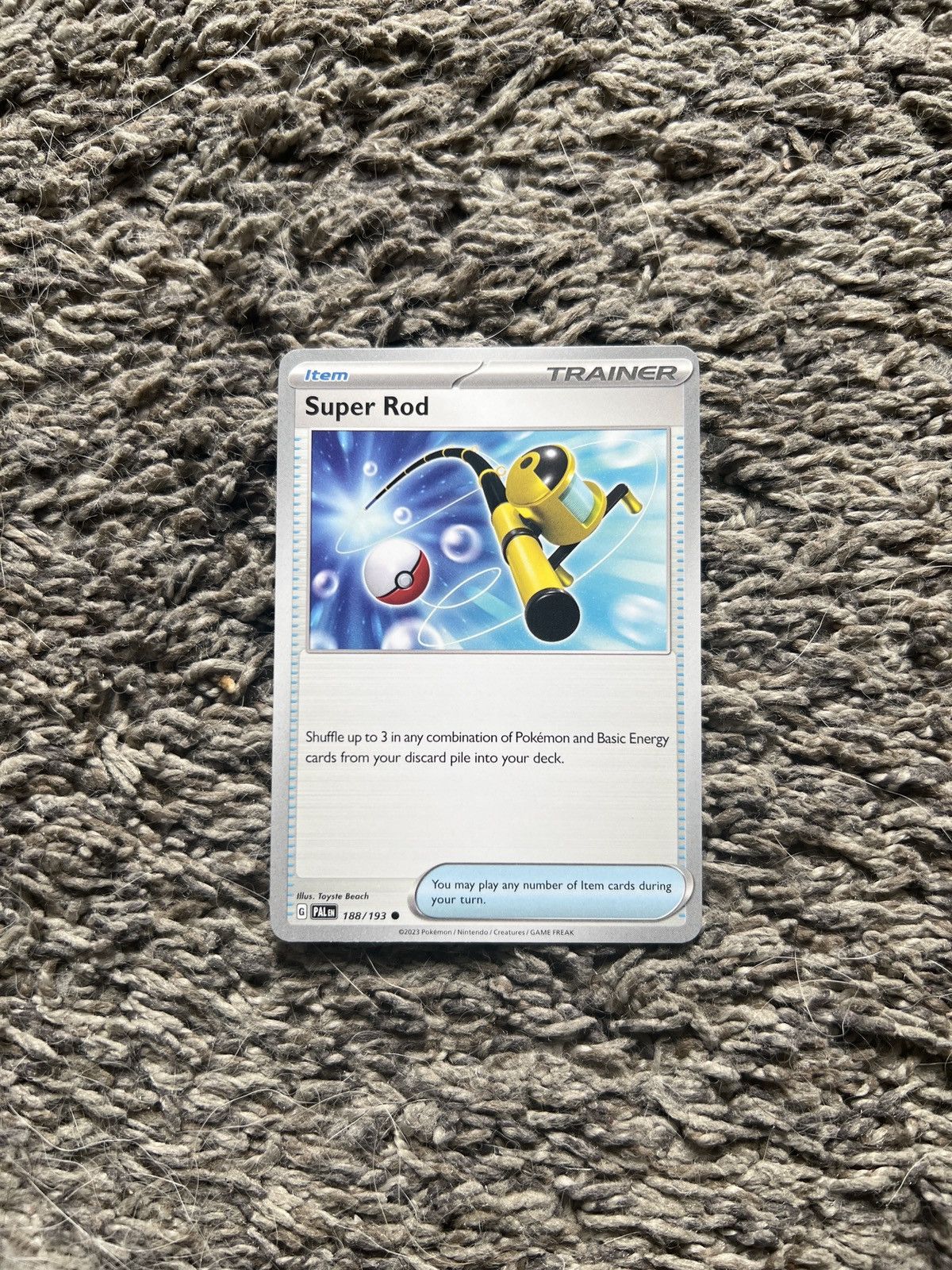 Pokemon 2023 Pokémon Super Rod Card Size ONE SIZE - 1 Thumbnail