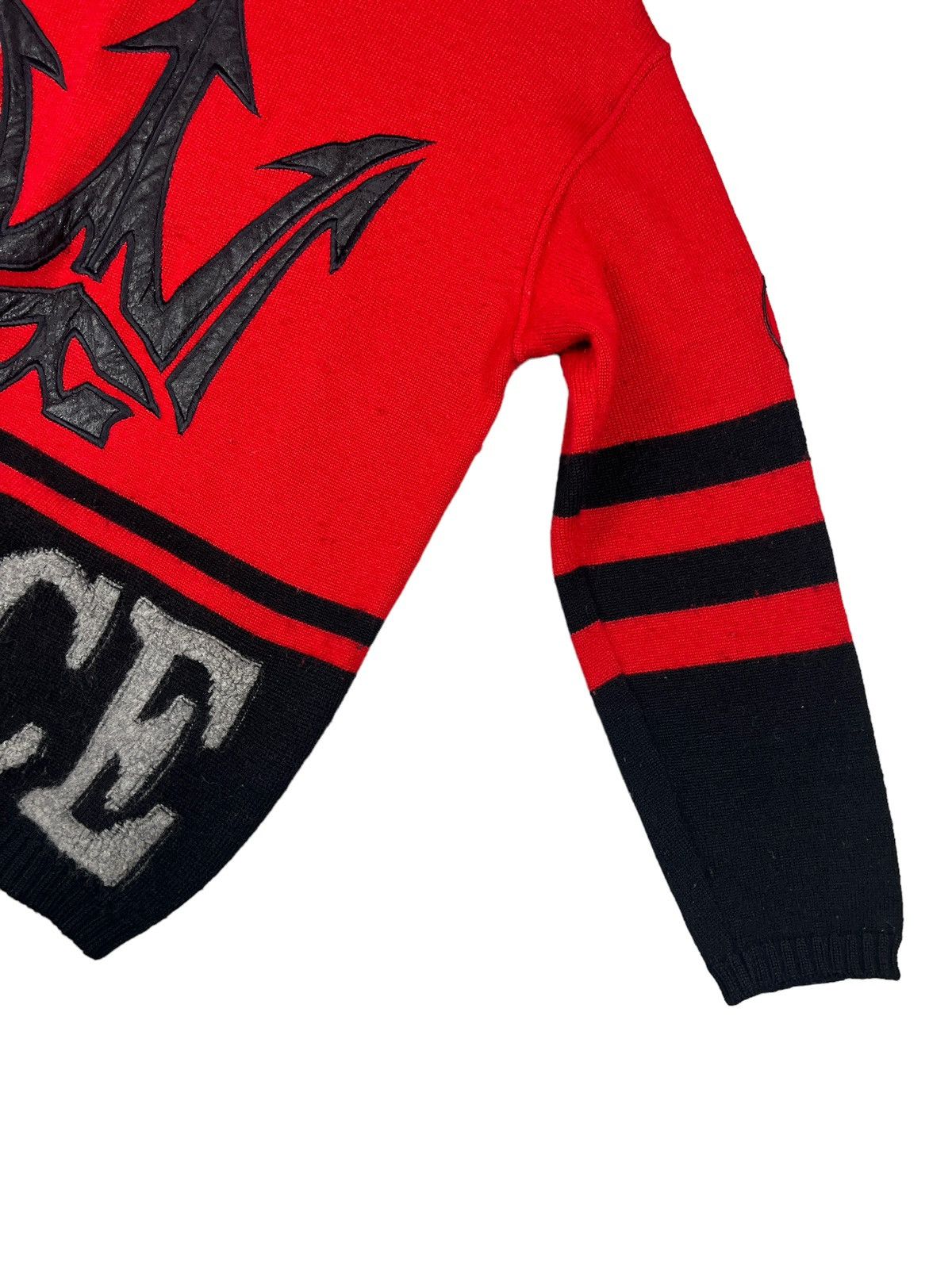 Yoshiyuki Konishi Ficce By Yoshiyuki Konishi ‘Devil Pitchfork” Knit Sweater Size US M / EU 48-50 / 2 - 5 Thumbnail