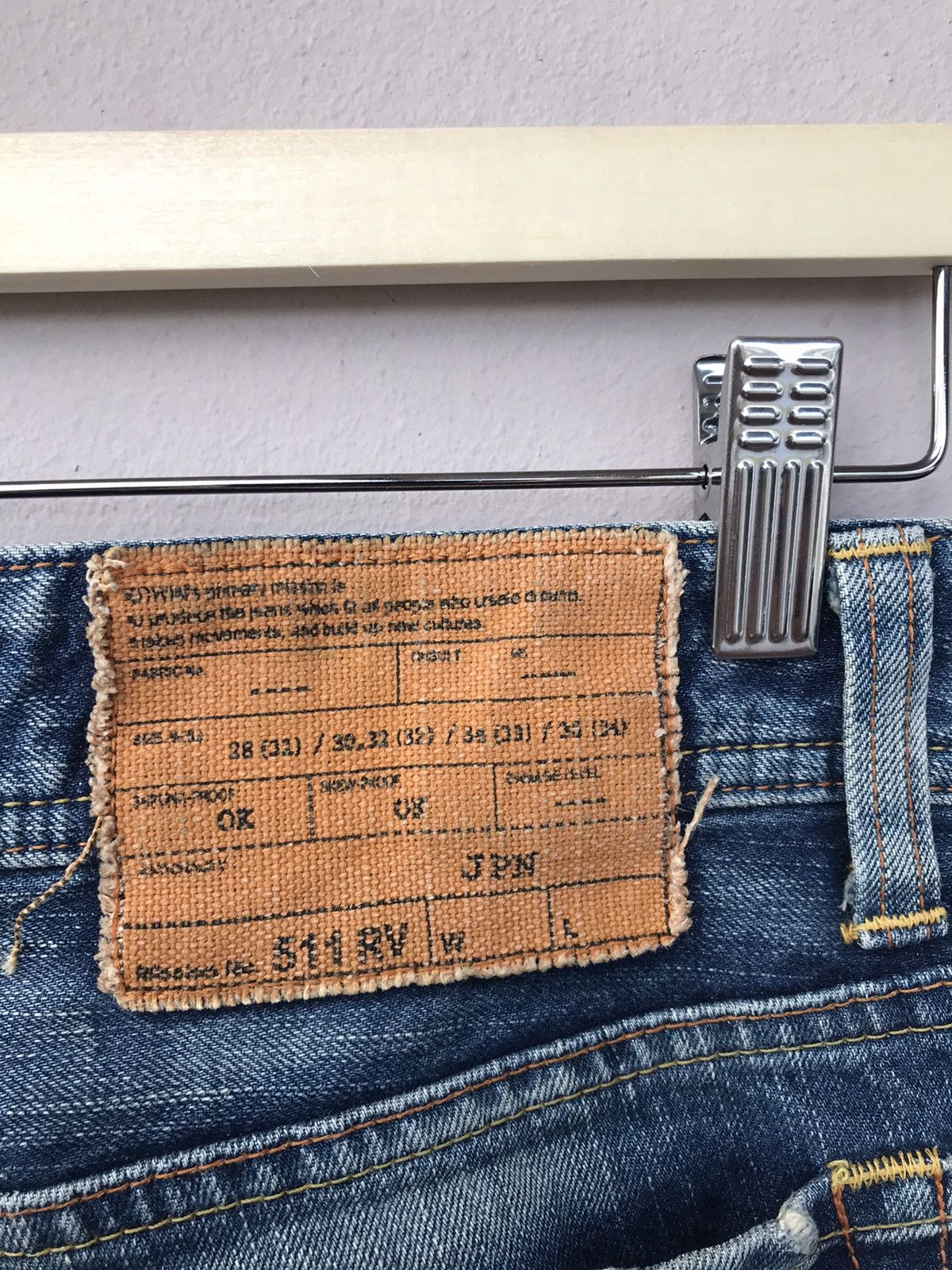 Edwin Vintage Edwin 511 Distressed Denim Seditionaries Style Size US 33 - 12 Thumbnail