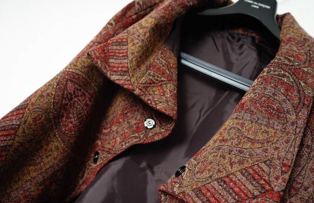 Yohji Yamamoto Yohji Yamamoto Vintage Embroidery Print Oversized Jacket Size US S / EU 44-46 / 1 - 6 Thumbnail