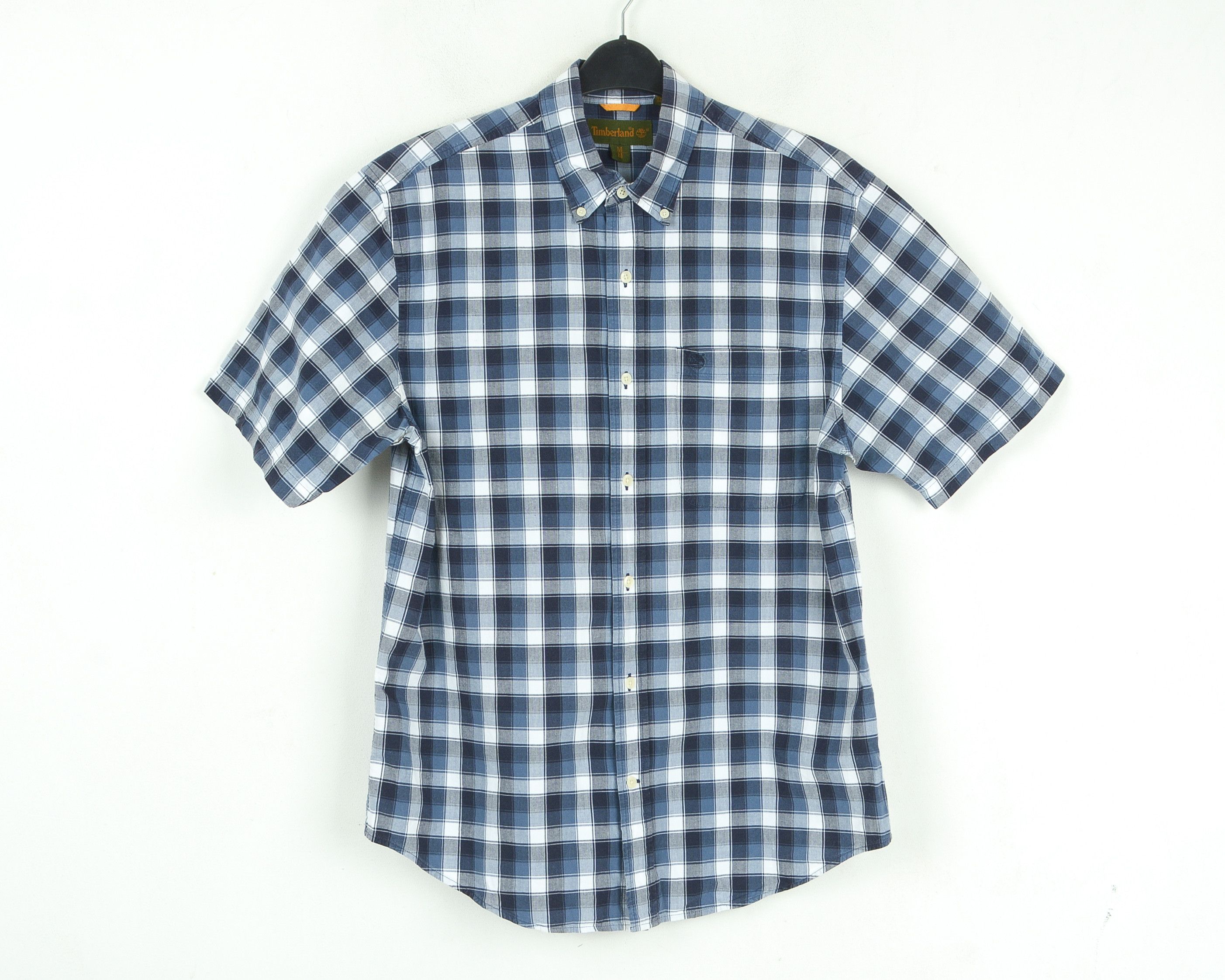 Timberland Casual Shirt Regular Short Sleeved Plaid Check Button Size US M / EU 48-50 / 2 - 1 Thumbnail