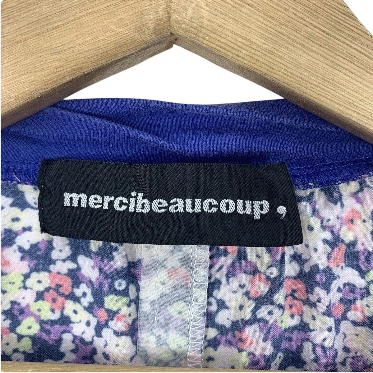 Issey Miyake × mercibeaucoup MERCIBEAUCOUP Cropped Baggy relaxed stylish floral women tee Size XXL / US 16-18 / IT 52-54 - 3 Thumbnail