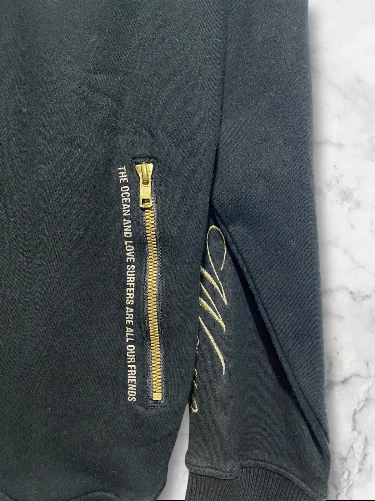 Japanese Brand removable fur Beach Sound embroidery fur hoodie Size US L / EU 52-54 / 3 - 8 Thumbnail