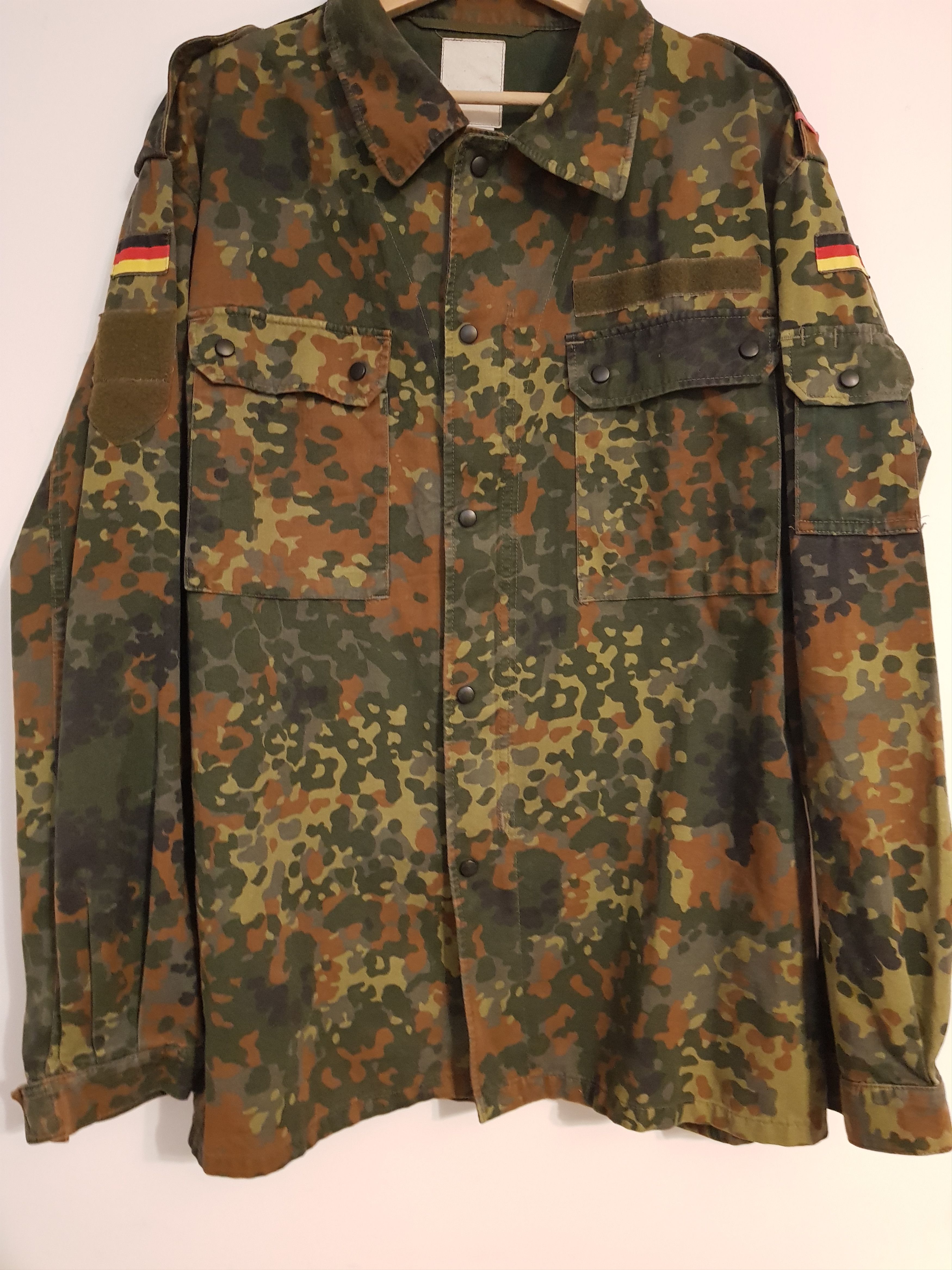 Other Bundeswehr Flecktarn German Army Field Jacket Camo Vintage L Size US XXL / EU 58 / 5 - 1 Thumbnail