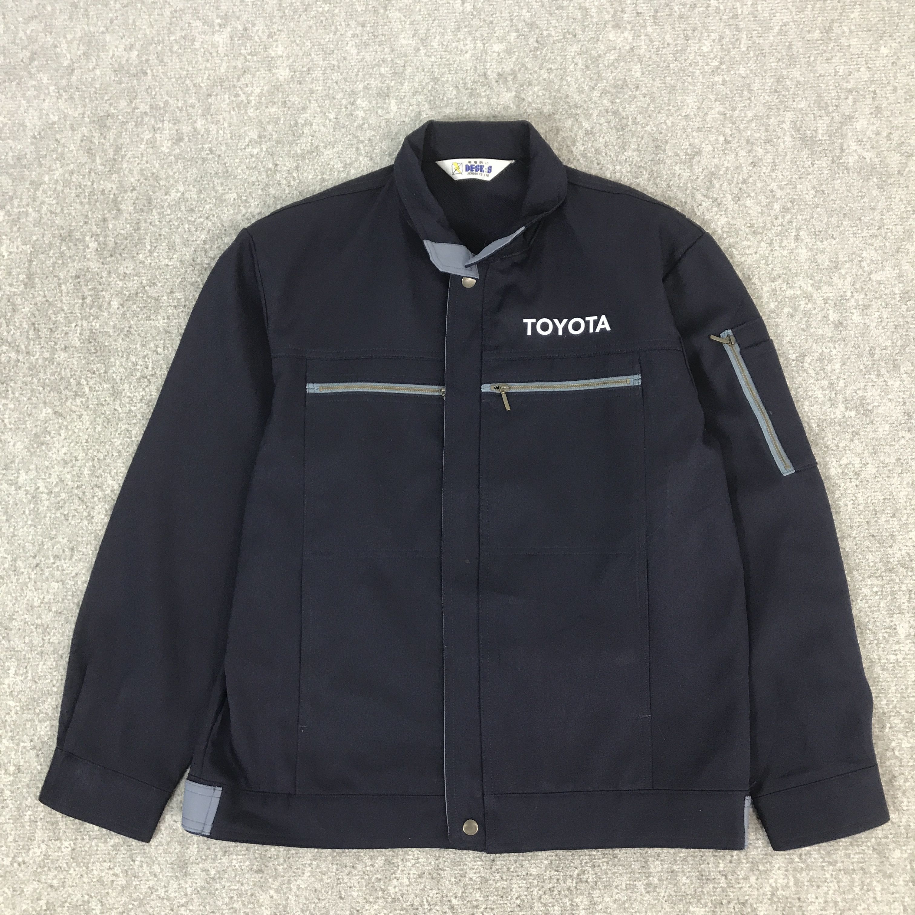 Japanese Brand TOYOTA RACING TEAM NAVY CUSTOM JACKET K64B17 Size US M / EU 48-50 / 2 - 2 Thumbnail